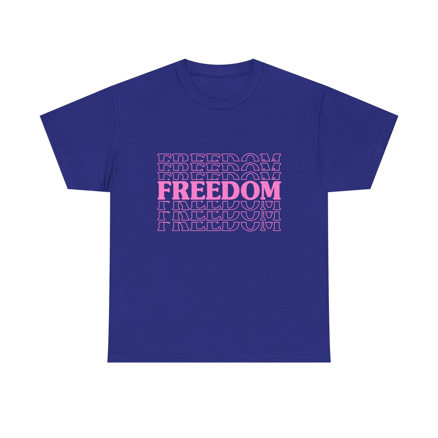 Bold Freedom Graphic Tee, Unisex Heavy Cotton Shirt, Casual Wear, Gift for Freedom Lovers, Statement T-Shirt, Everyday Essentials - 13518