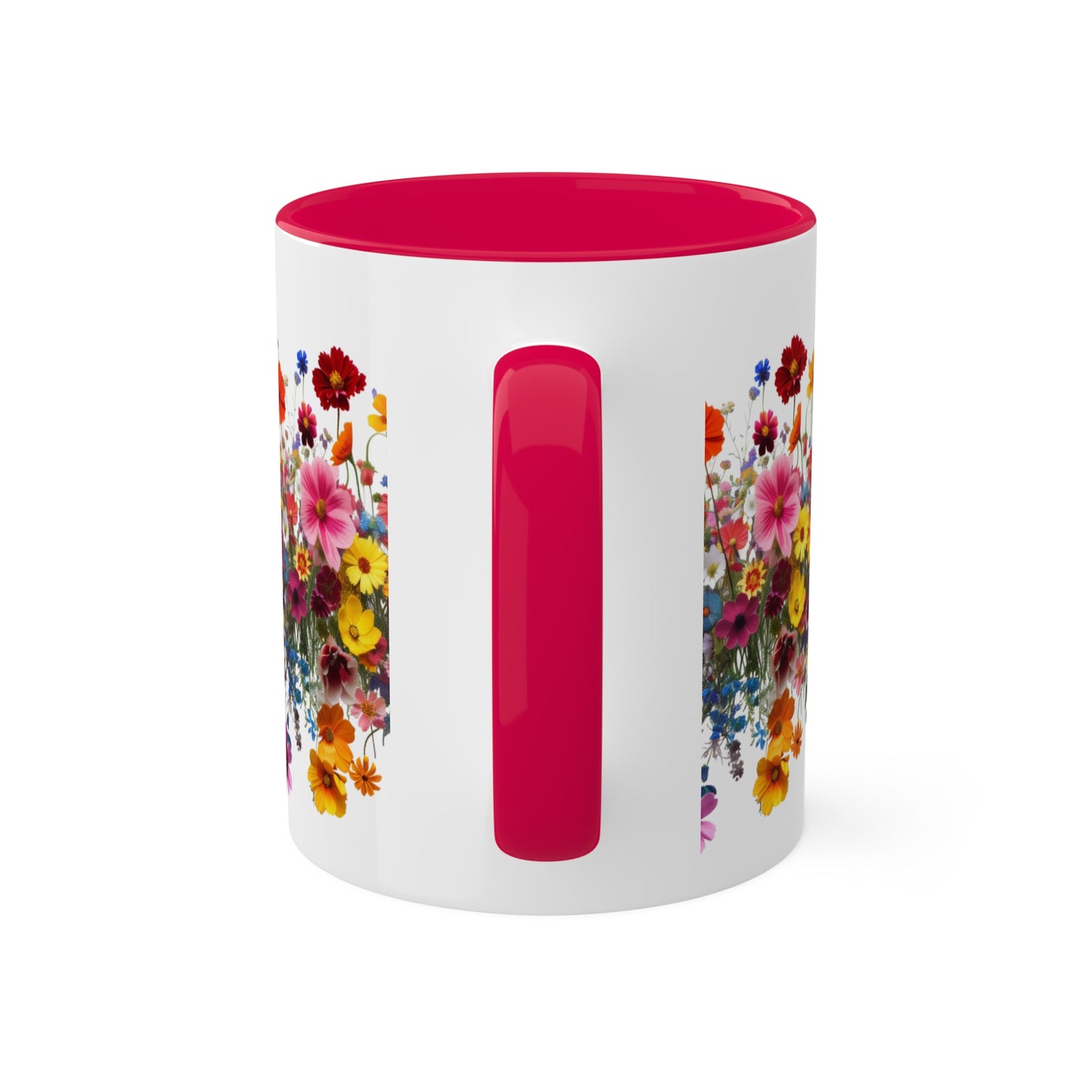 Wild Beauty in Every Petal - Colorful Mugs, 11oz