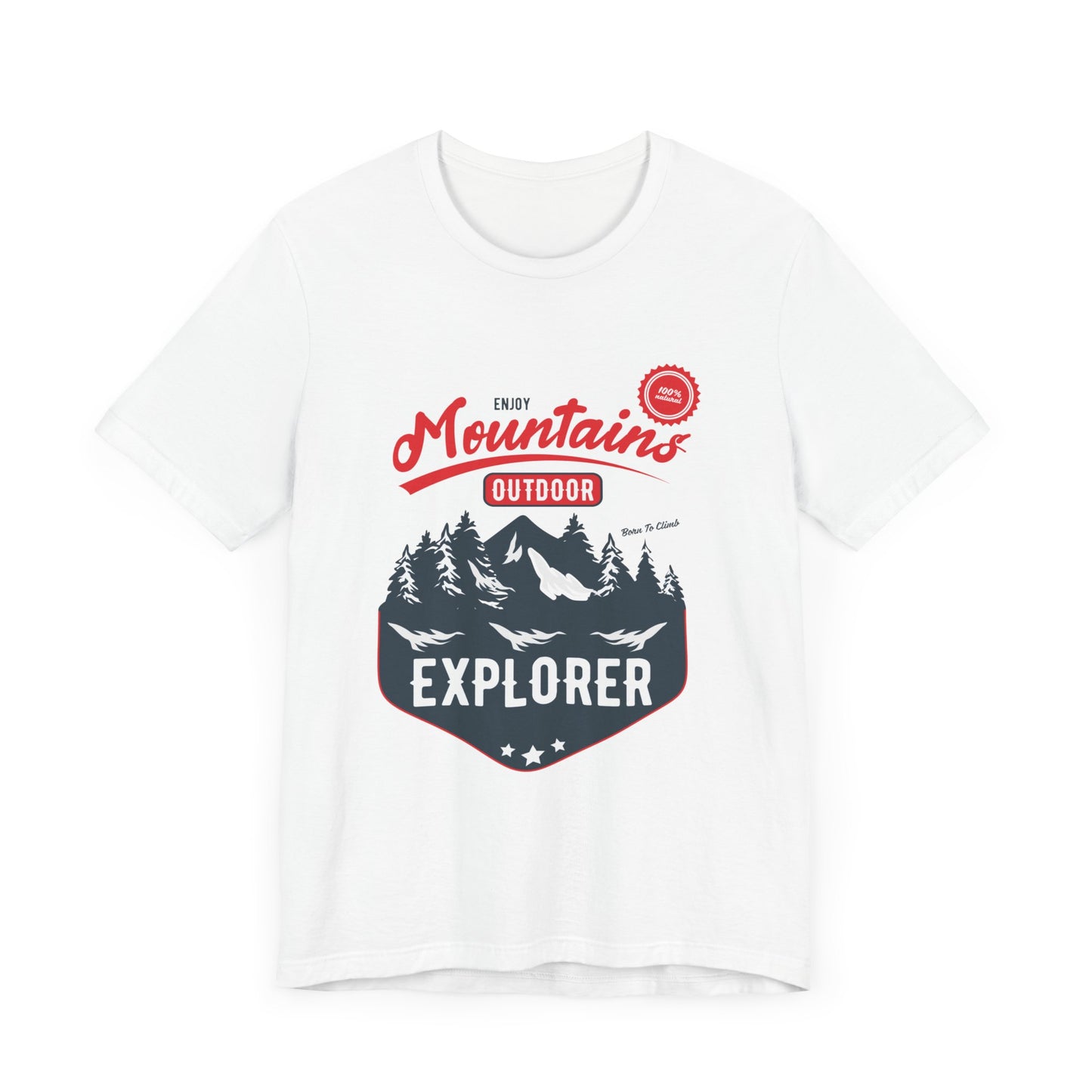 Enjoy Mountains, Outdoor Explorer - Unisex Jersey Short Sleeve Tee