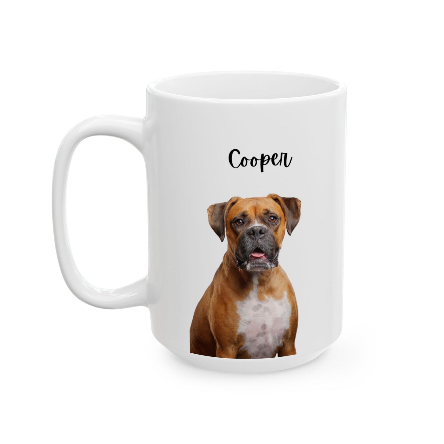 Personalized Dog Lover Mug, Cute Pet Gift, Coffee Cup, Animal Lover Present, Custom Ceramic Mug - 14176