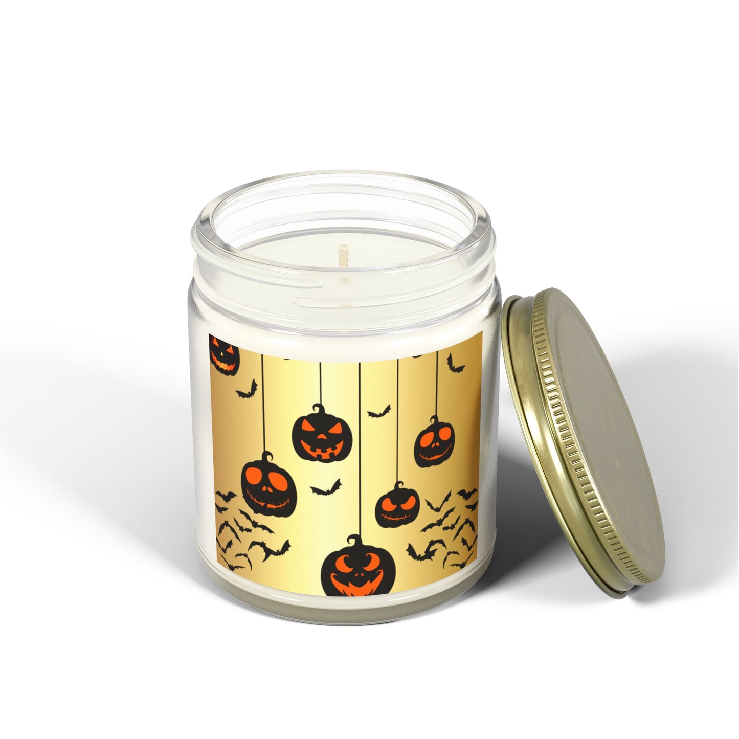 Pumpkin Party - Scented Coconut Apricot Candles (4oz, 9oz) - 14101
