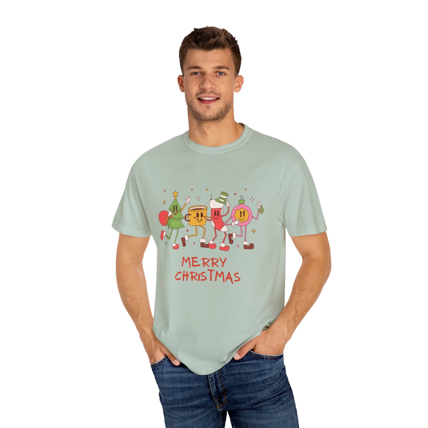 Merry Christmas - Unisex Garment-Dyed T-shirt