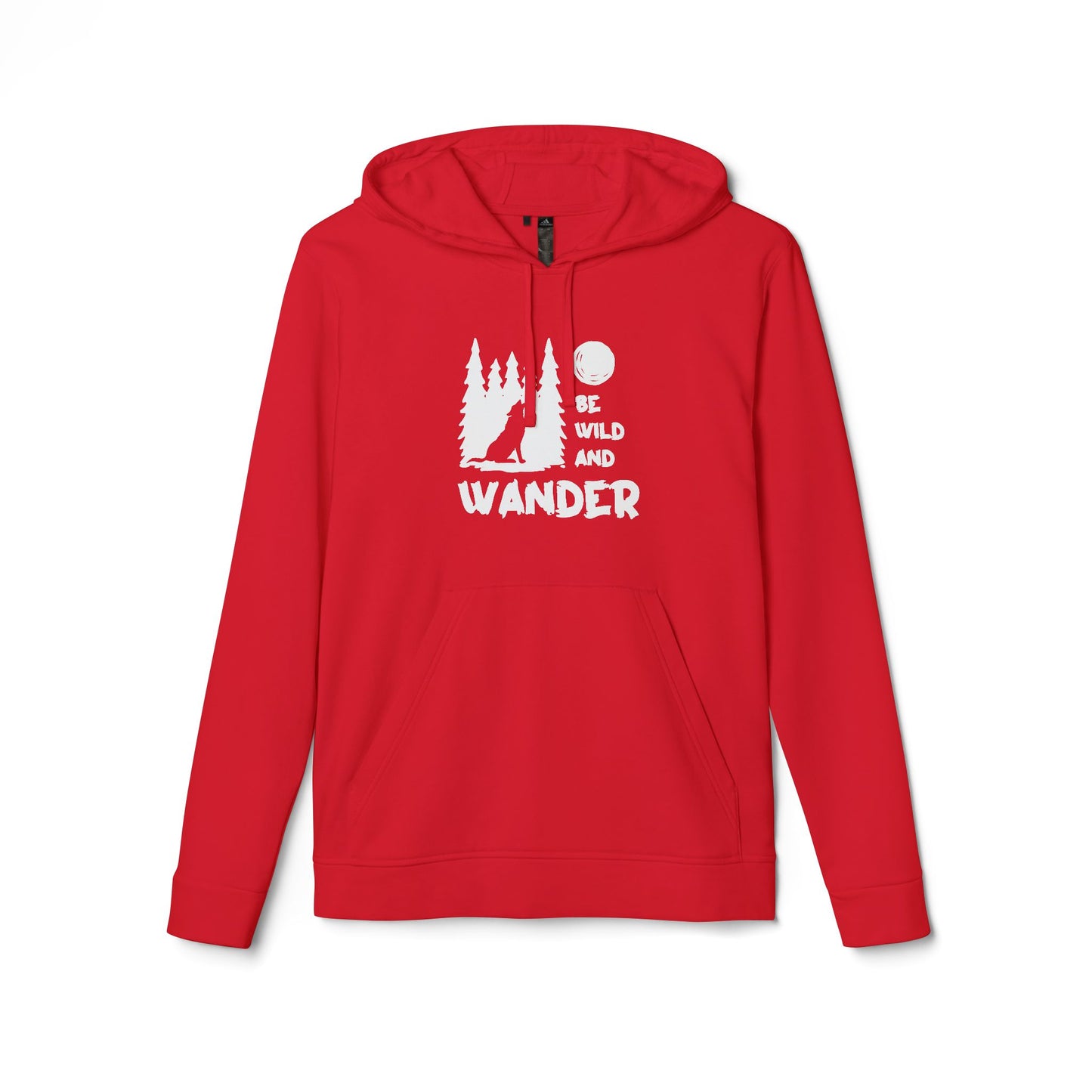 Camping: Be Wild & Wander - Adidas Unisex Fleece Hoodie