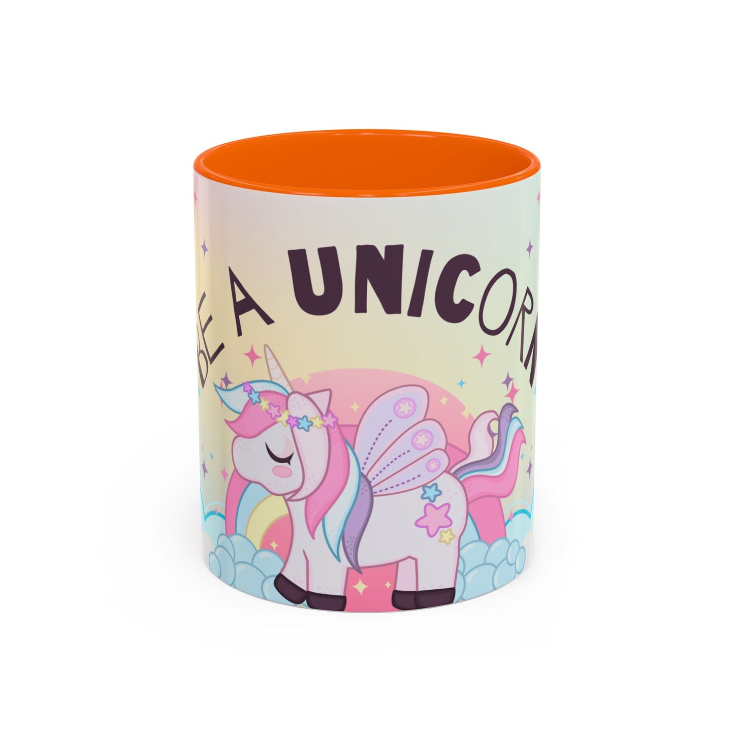 Be A Unicorn - Accent Coffee Mug (11, 15oz) - 11007