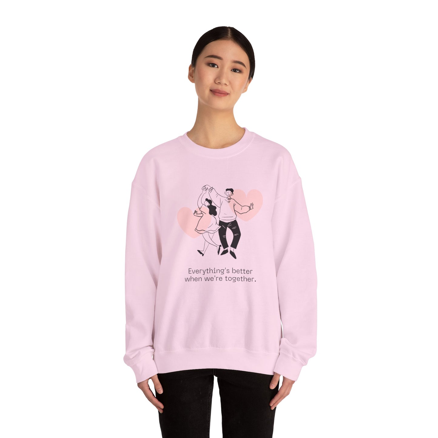 Everything's Better When We're Together - Unisex Heavy Blend™ Crewneck Sweatshirt - 11475