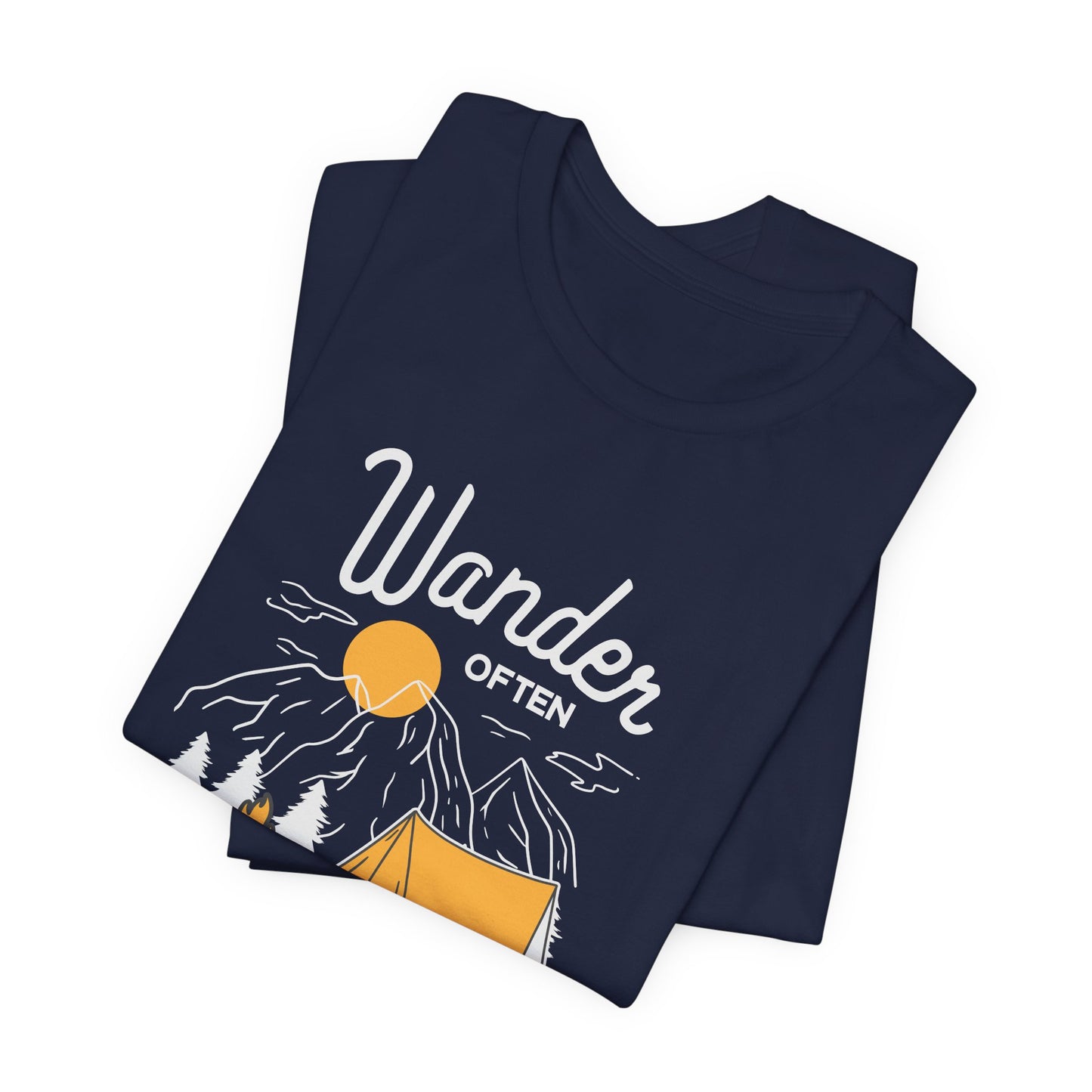 Wander Often Wonder Always - Unisex Jersey Short Sleeve Tee