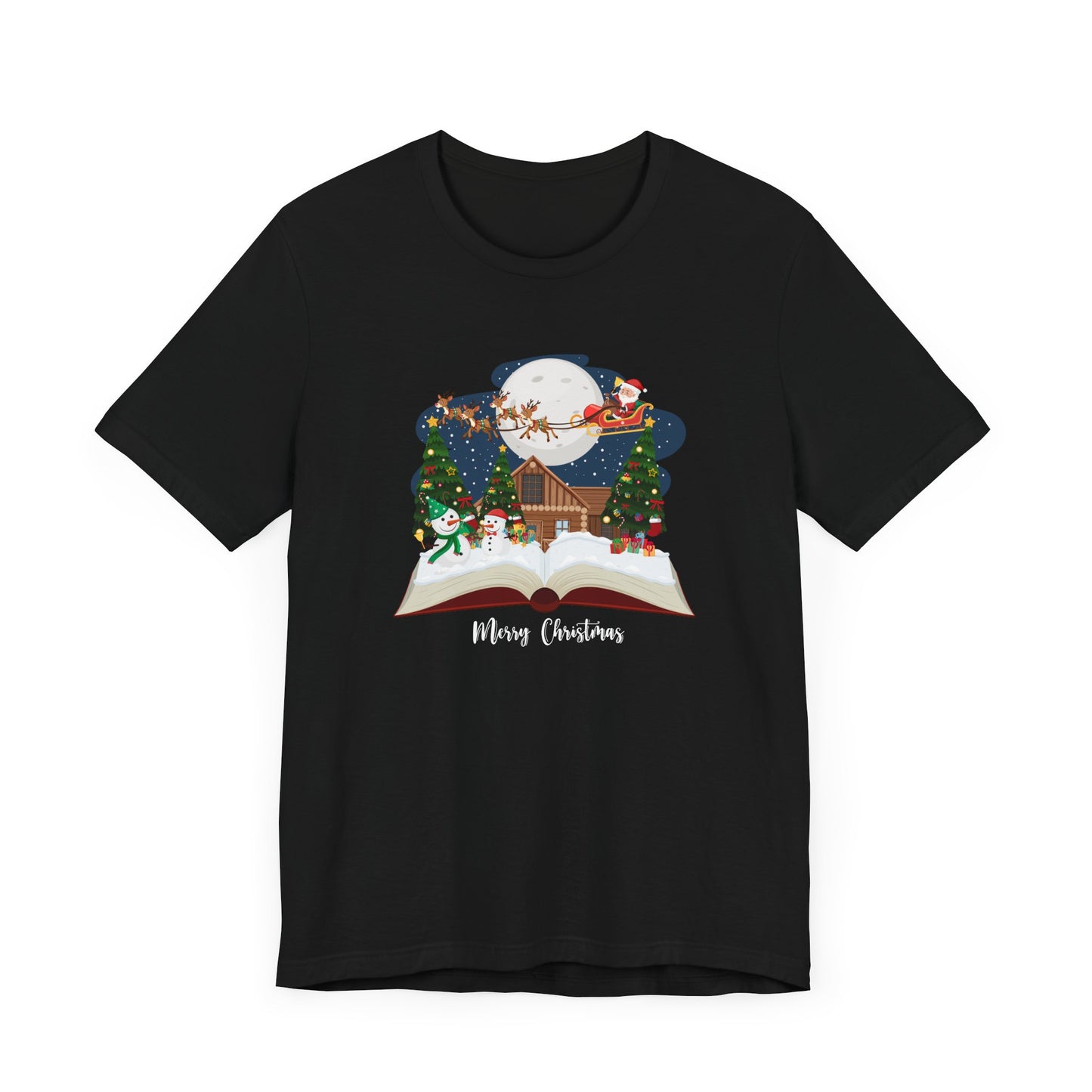 Christmas Book - Unisex Jersey Short Sleeve Tee - 10026