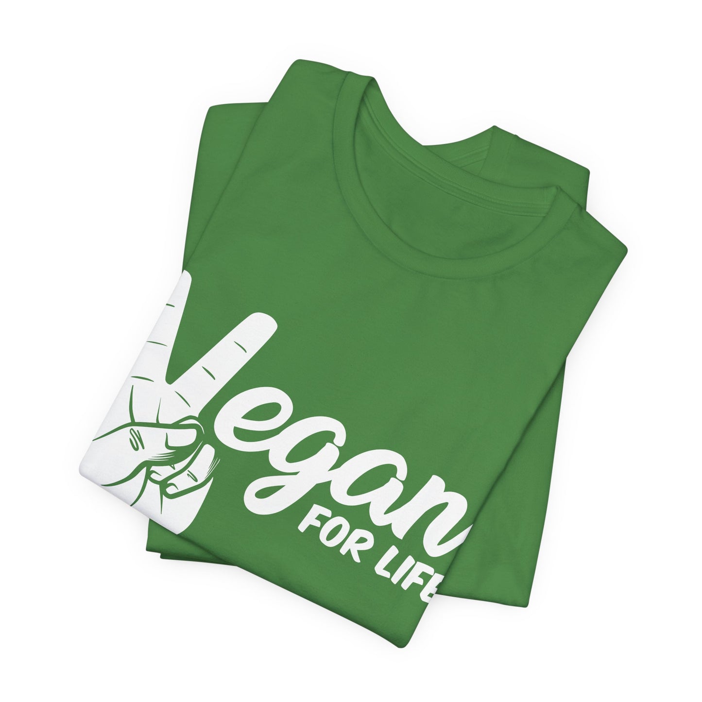 Vegan For Life - Unisex Jersey Short Sleeve Tee - 12381