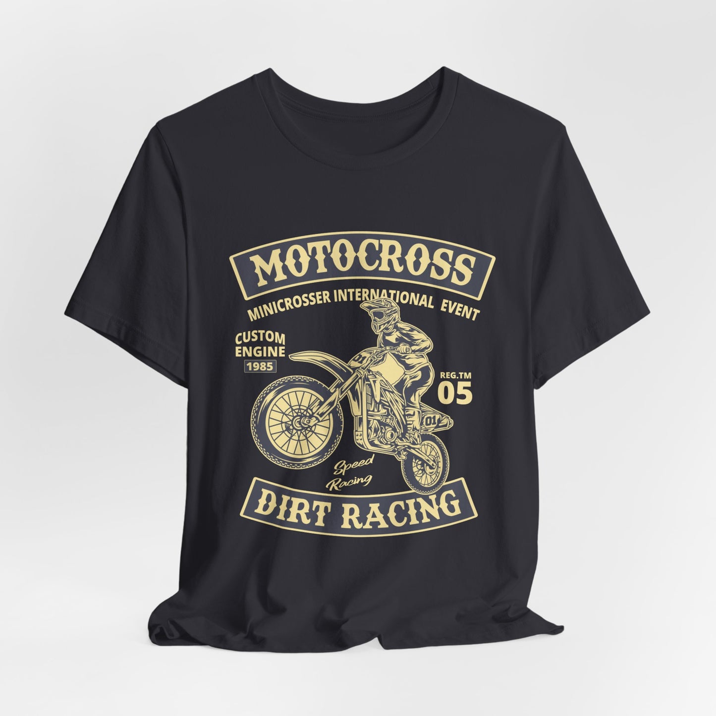 Motocross, Dirt Racing - Unisex Jersey Short Sleeve Tee - 13147