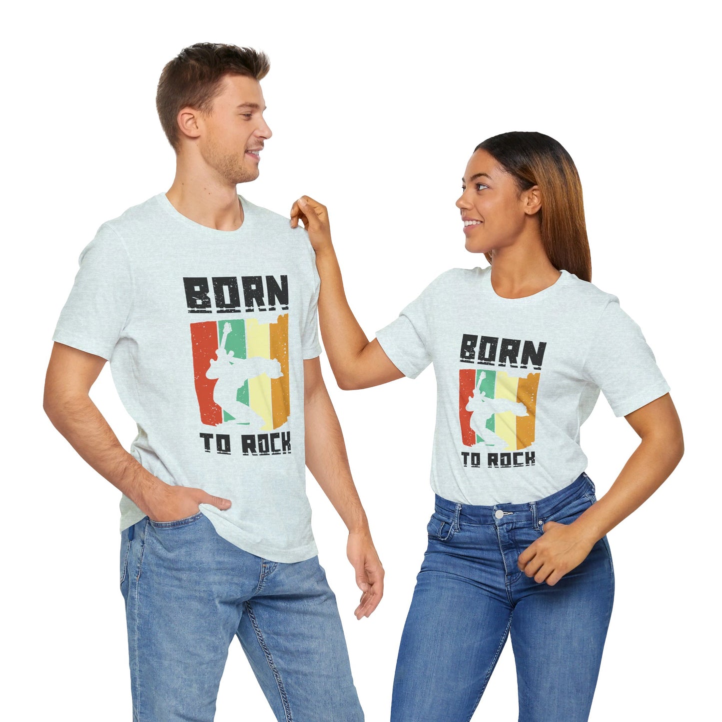 Born To Rock - Unisex Jersey Short Sleeve Tee