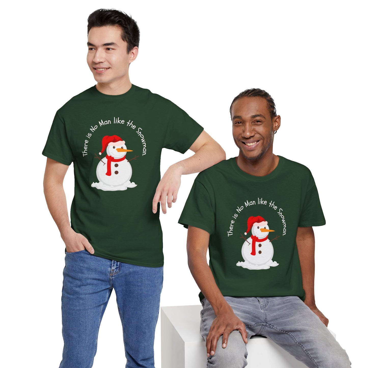 There is No Man Like the Snowman - Unisex Heavy Cotton Tee