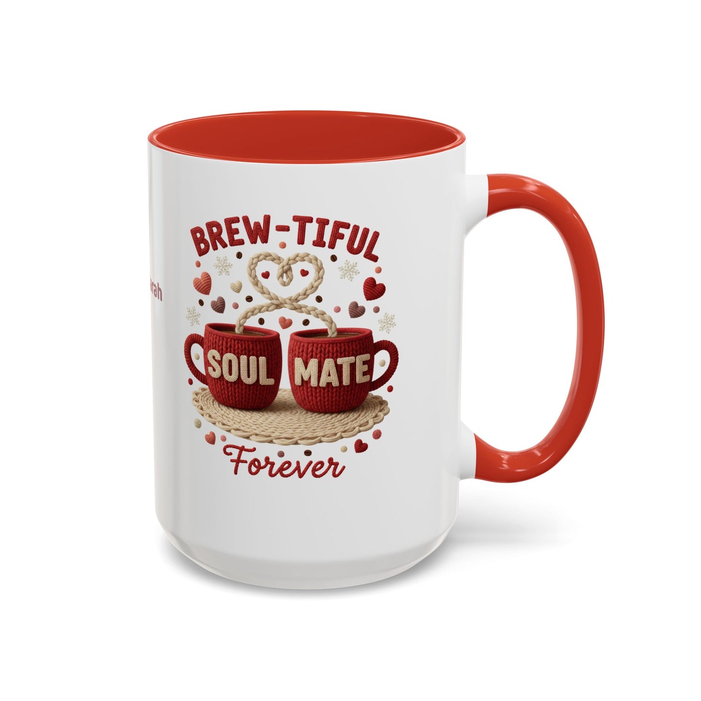 Brew-tiful Soulmates Forever Personalized Mug — Custom Names & Established Date (11oz / 15oz) - 14746