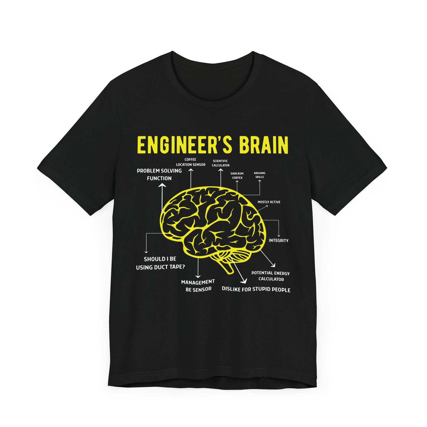 Engineer's Brain - Unisex Jersey Short Sleeve Tee - 13536