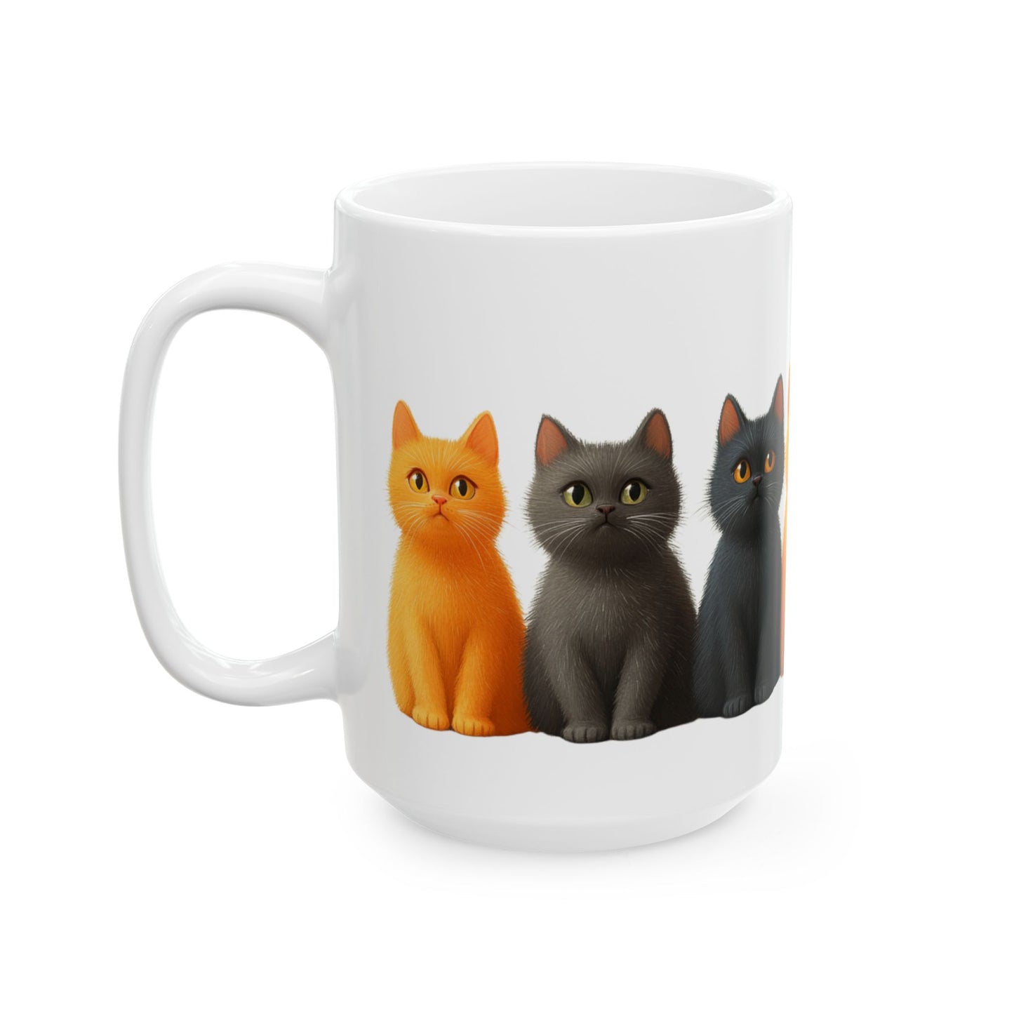 Cute Kittens - Ceramic Mug, (11oz, 15oz) - 11194