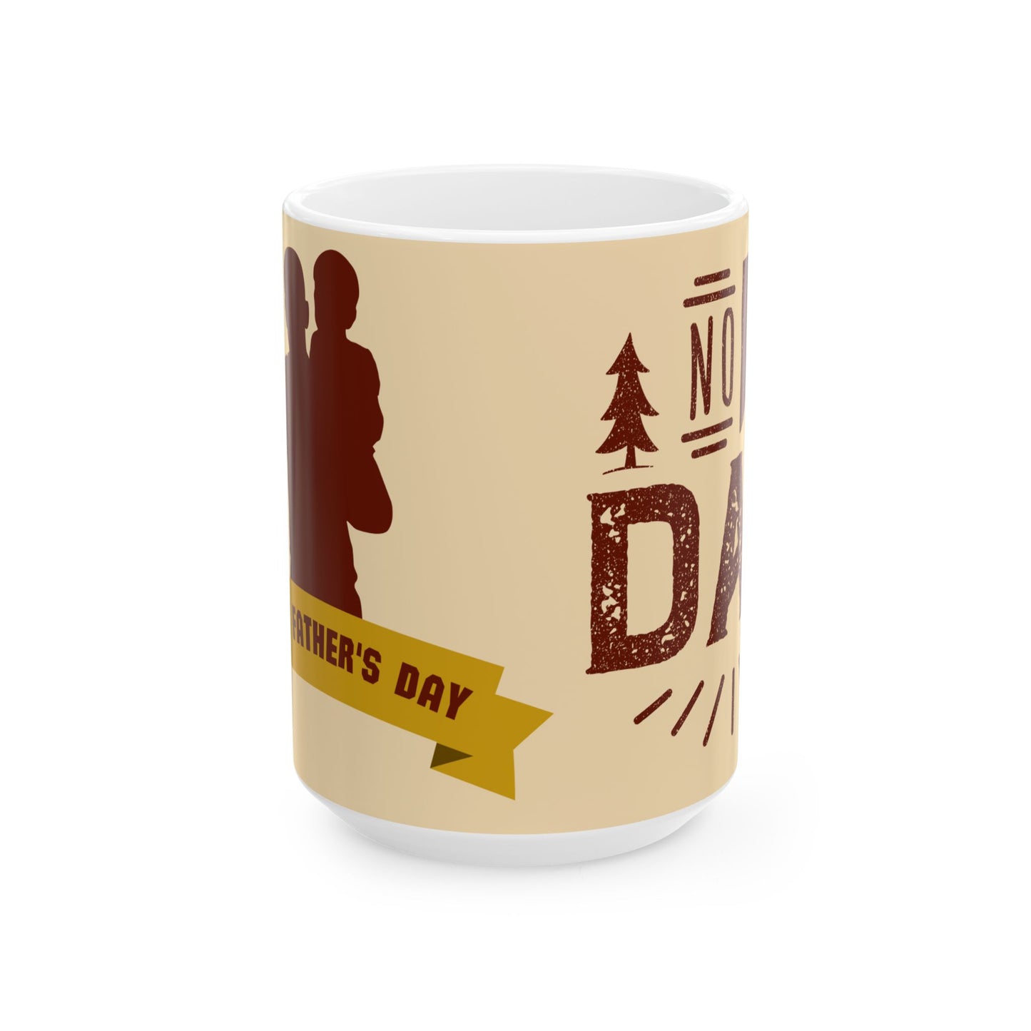 Father's Day Ceramic Mug, 11oz & 15oz, Unique Gift for Dad, Coffee Tea Cup, Personalized Dad Mug, Celebration Mug - 14011