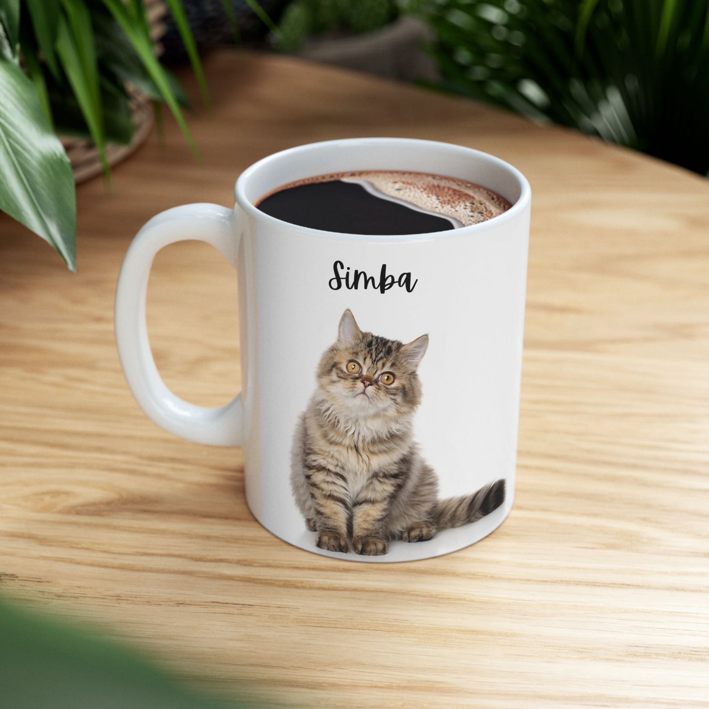 Cozy Cat Ceramic Mug - Perfect Gift for Cat Lovers, Coffee Enthusiasts, Pet Owners, Birthday, and Home Decor - 14198