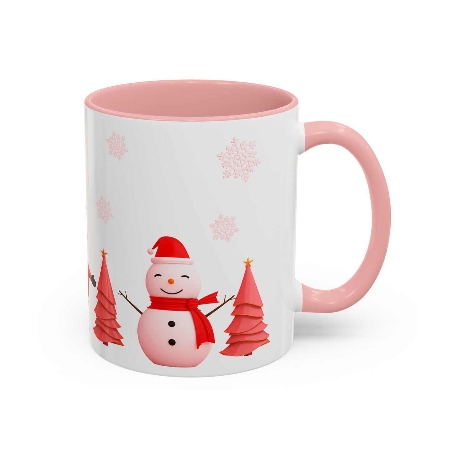 Santa, Snowman & Reindeer - Accent Coffee Mug (11, 15oz) - 10303