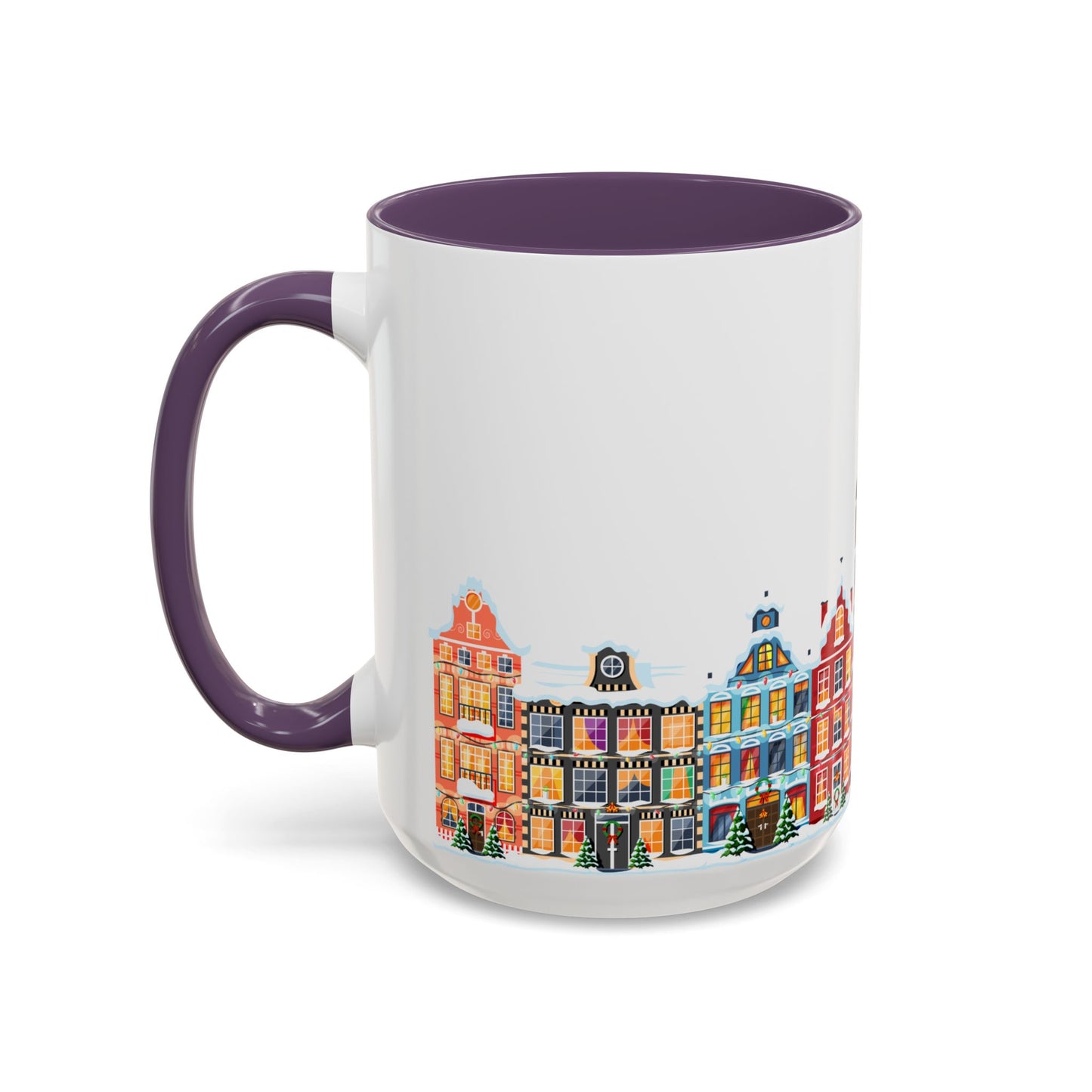 Christmas Houses - Accent Coffee Mug (11, 15oz) - 10438