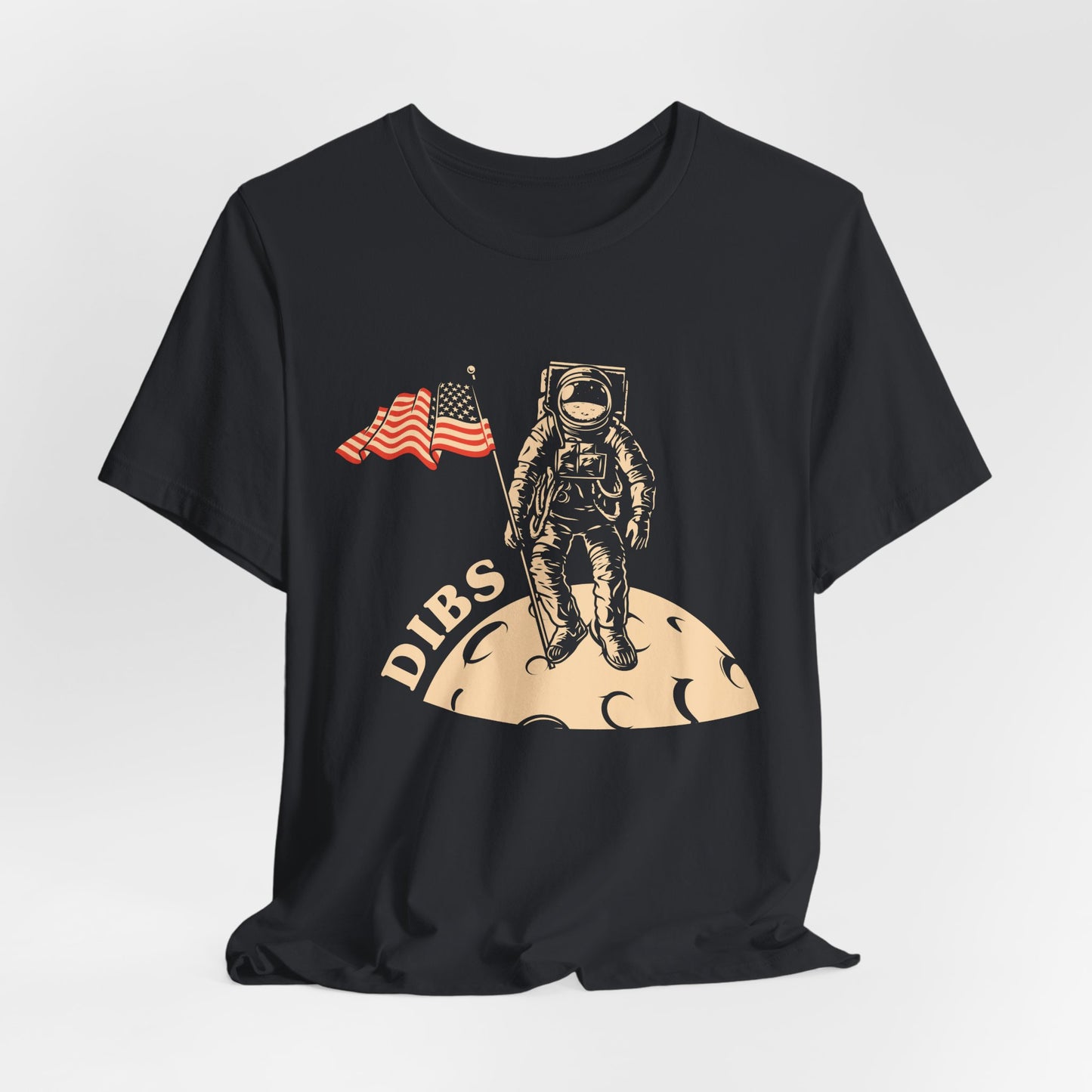 US, July 4th,  Astronaut Adventure Tee - DIBS on the Moon, Space Lover Shirt,  Unisex Astronaut Tee - 13737