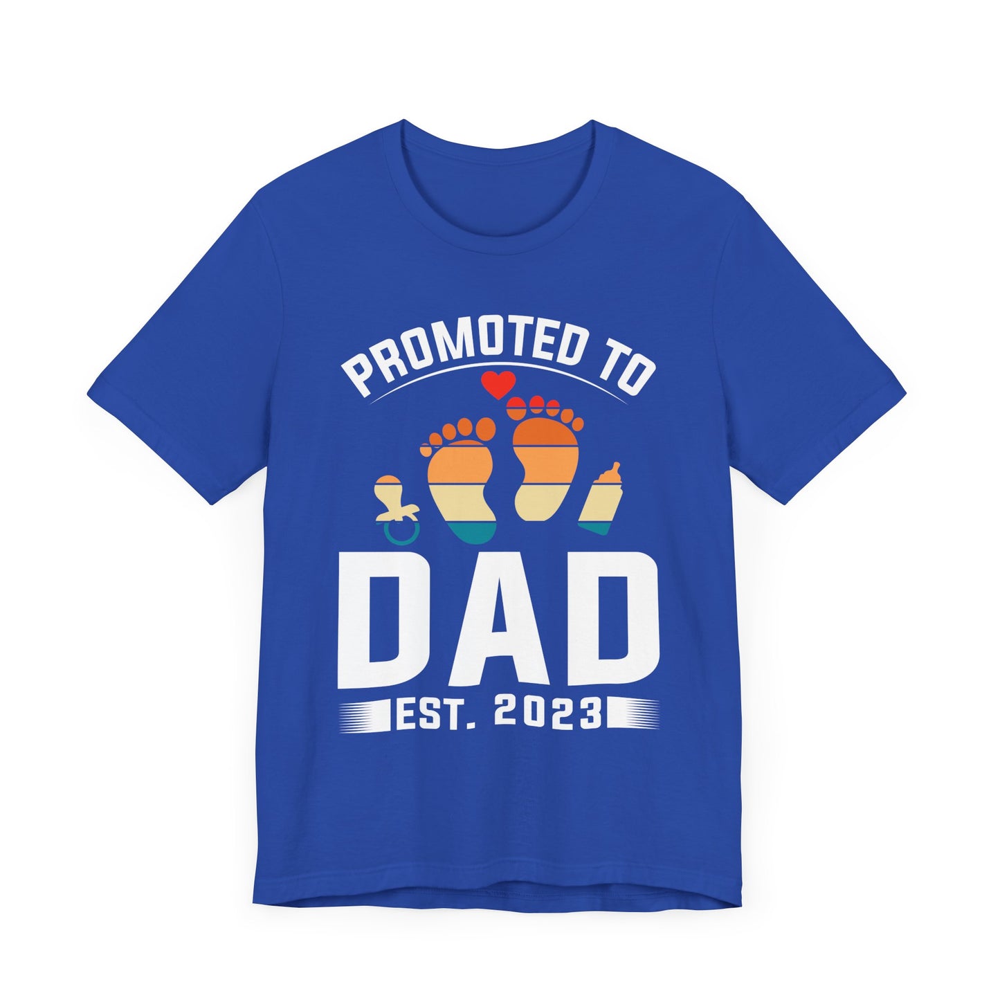 Promoted To Dad - Unisex Jersey Short Sleeve Tee - 13741