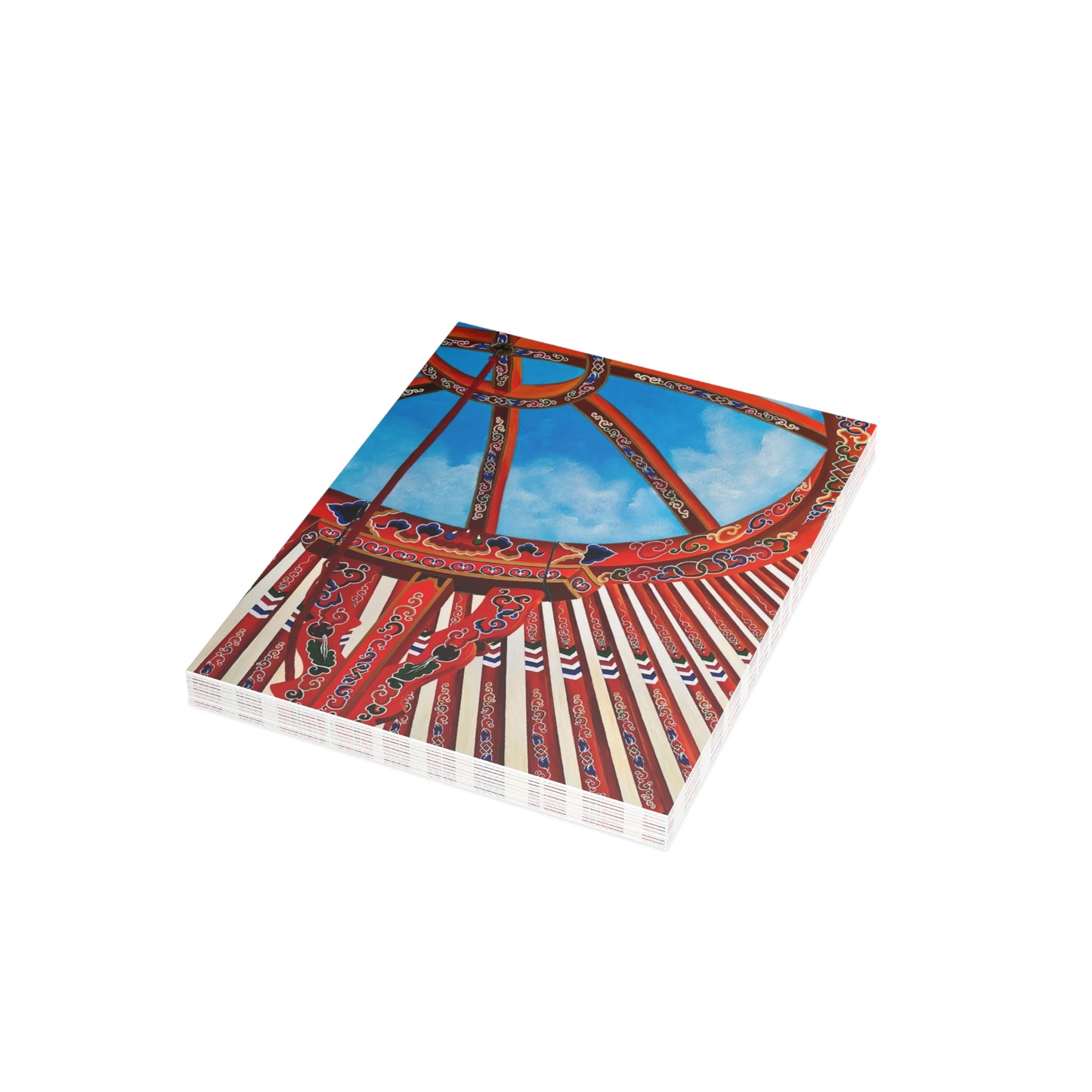 Mongol Yurt Top - Postcard Bundles (envelopes included)