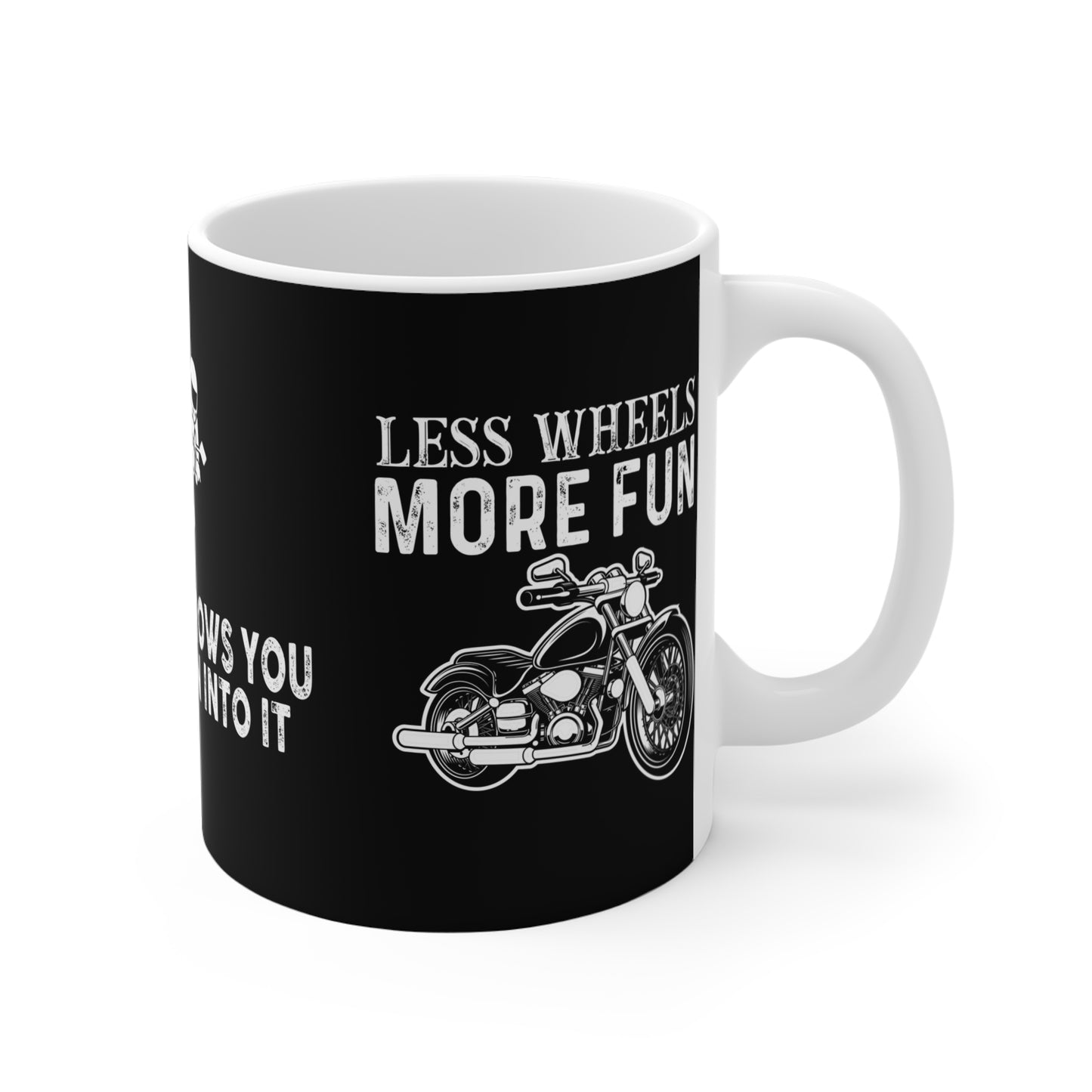 When Life Throws You a Curve, Lean Into It - Mug 11oz