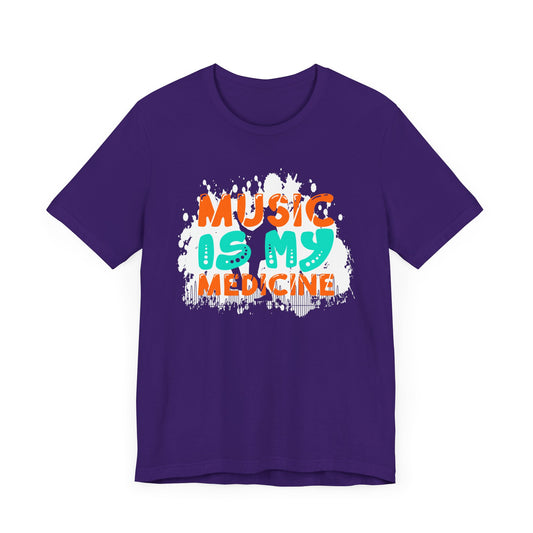 Music Is My Medicine - Unisex Jersey Short Sleeve Tee - 11677