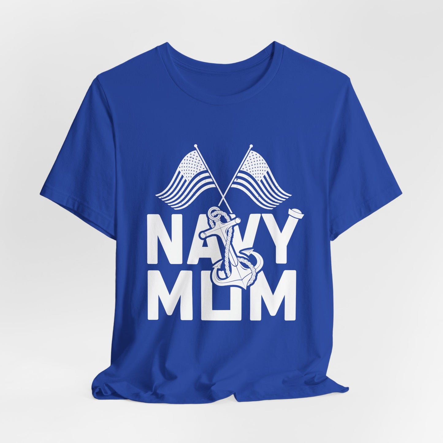 Navy Mom - Unisex Jersey Short Sleeve Tee