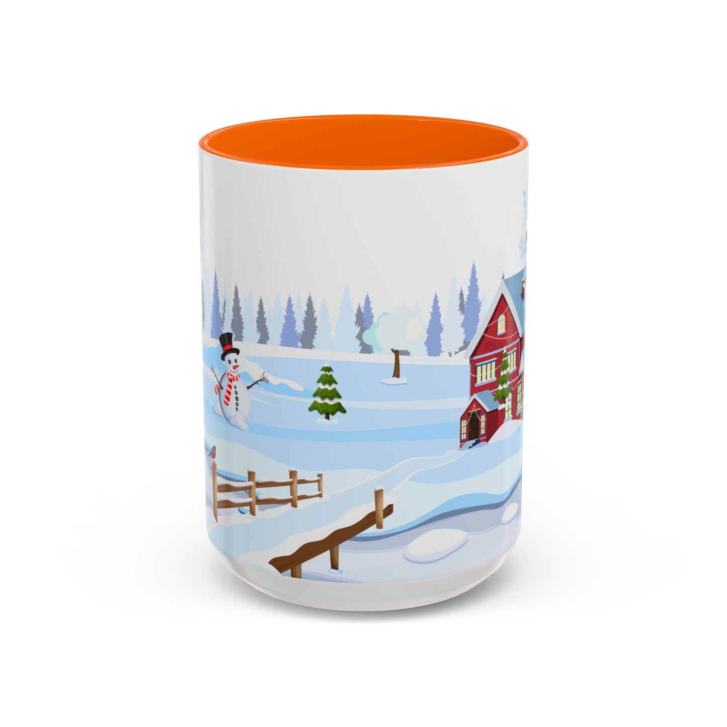 Winter Day Outside - Accent Coffee Mug (11, 15oz) - 10453