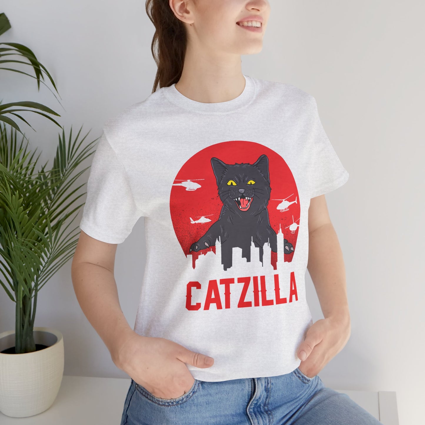 Catzilla - Unisex Jersey Short Sleeve Tee