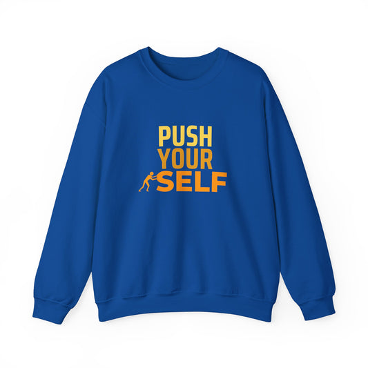 Push Yourself - Unisex Heavy Blend™ Crewneck Sweatshirt - 10591