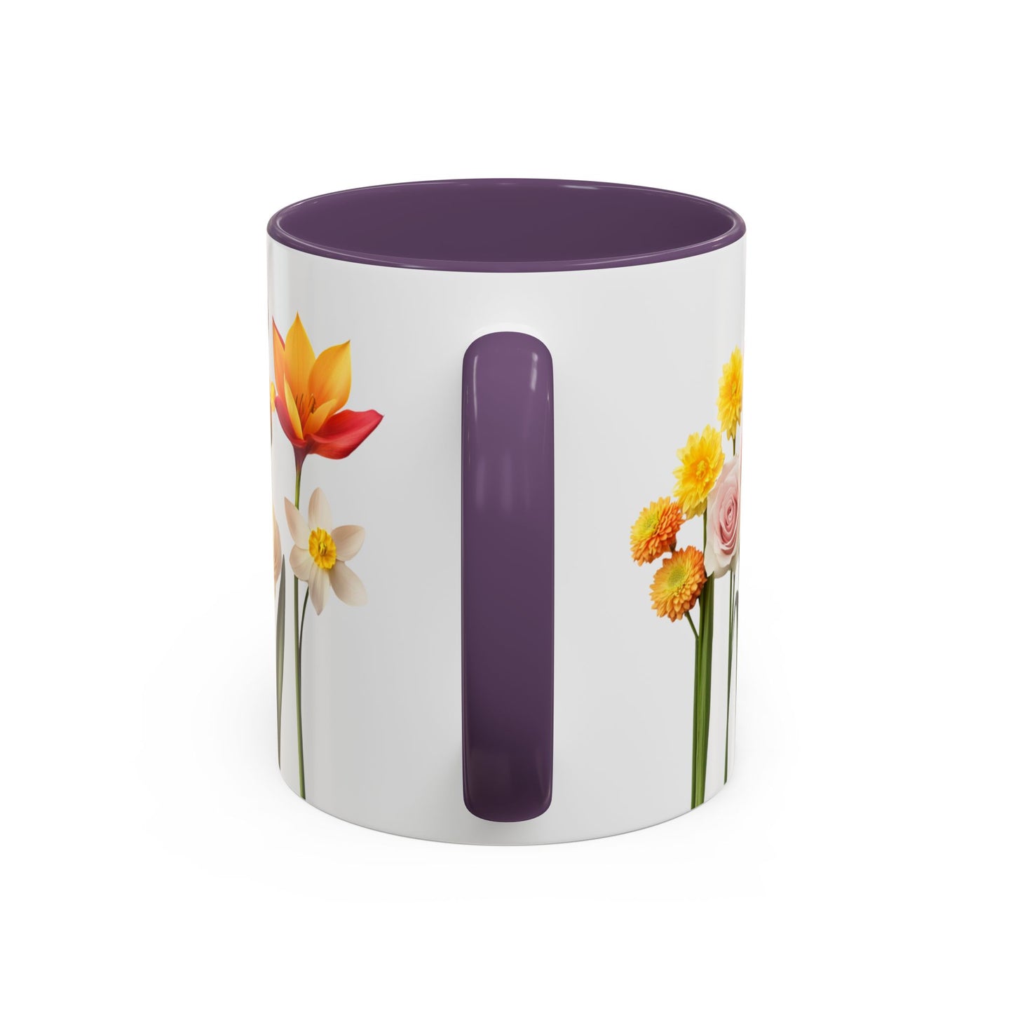 Bright Flowers - Accent Coffee Mug (11, 15oz) - 10400