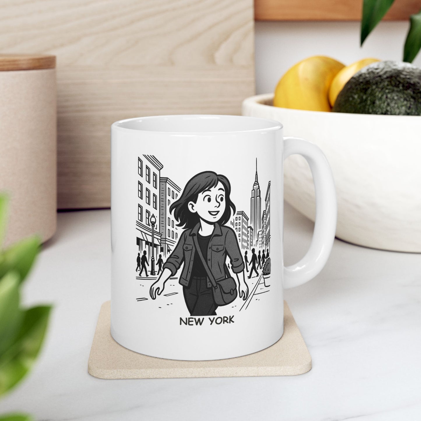 "In New York, we don’t need a ‘quiet weekend’—we’ve got the hustle and bustle of the city to keep us busy." Ceramic Mug - 11oz & 15oz - 12870