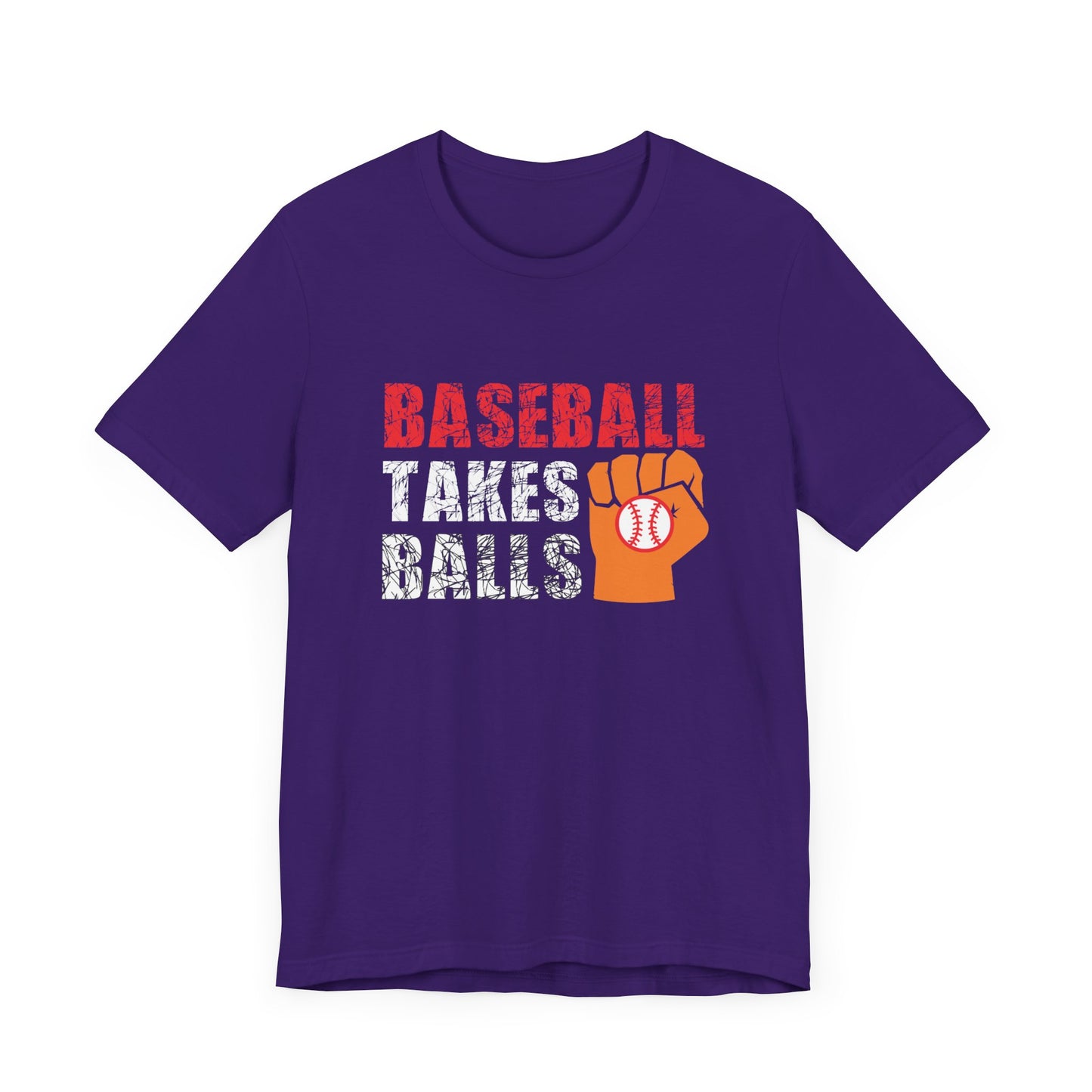 Baseball Takes Balls - Unisex Jersey Short Sleeve Tee