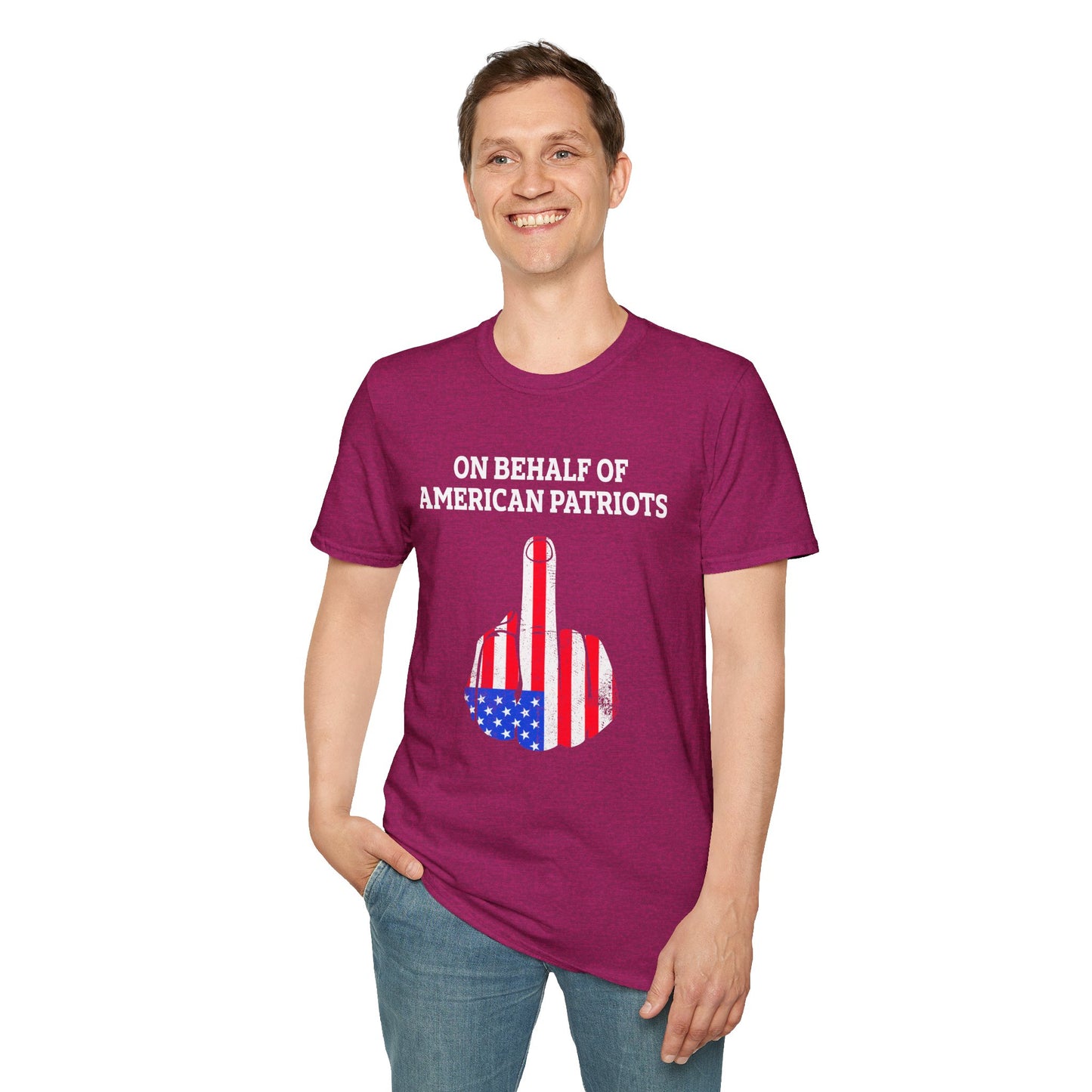 Patriotic Graphic Tee, Funny T-Shirt for Freedom Lovers, Gift for Veterans, Independence Day Wear, Casual Everyday Style - 13653