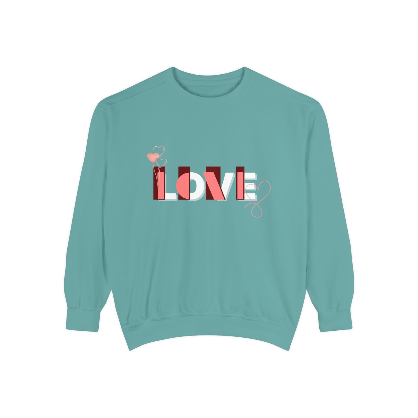 love - Unisex Garment-Dyed Sweatshirt - 11022