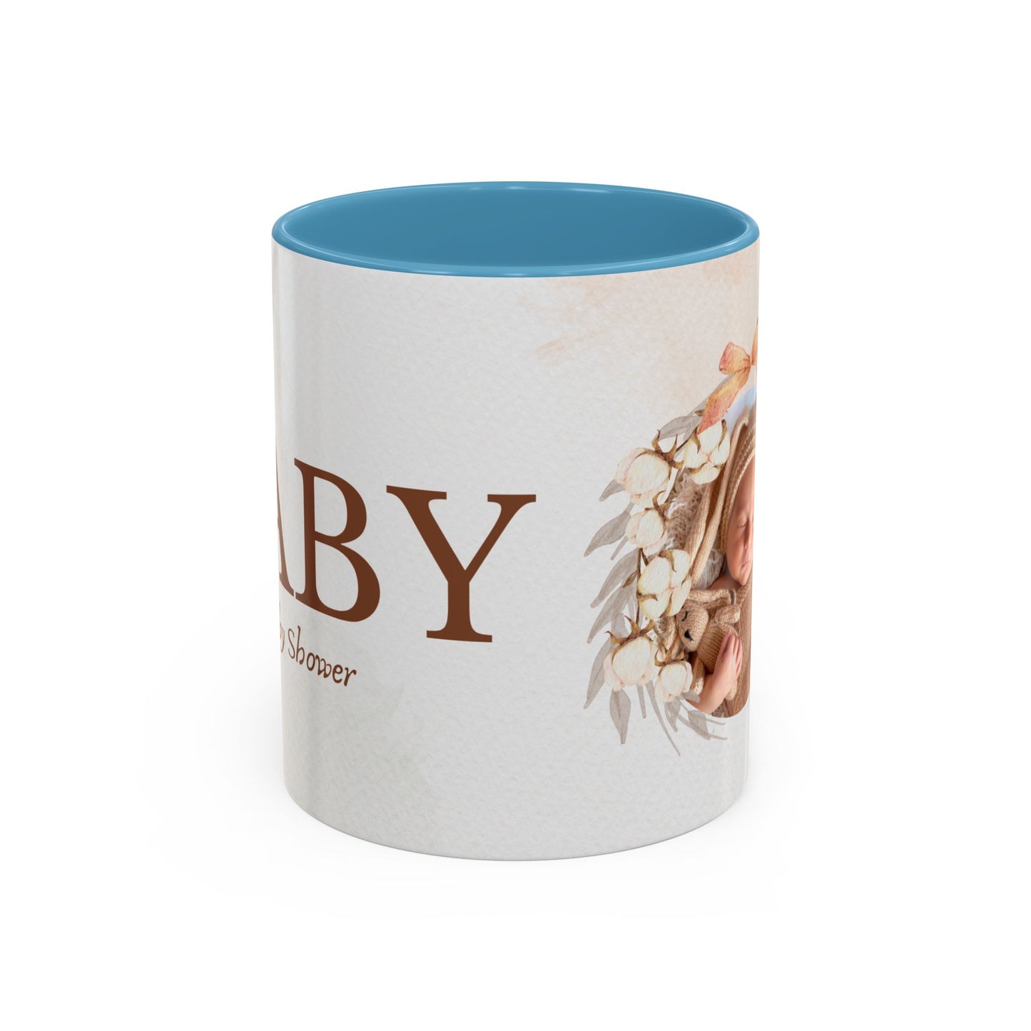 Oh Baby, Samira's Baby Shower, Customizable - Accent Coffee Mug (11, 15oz) - 10882