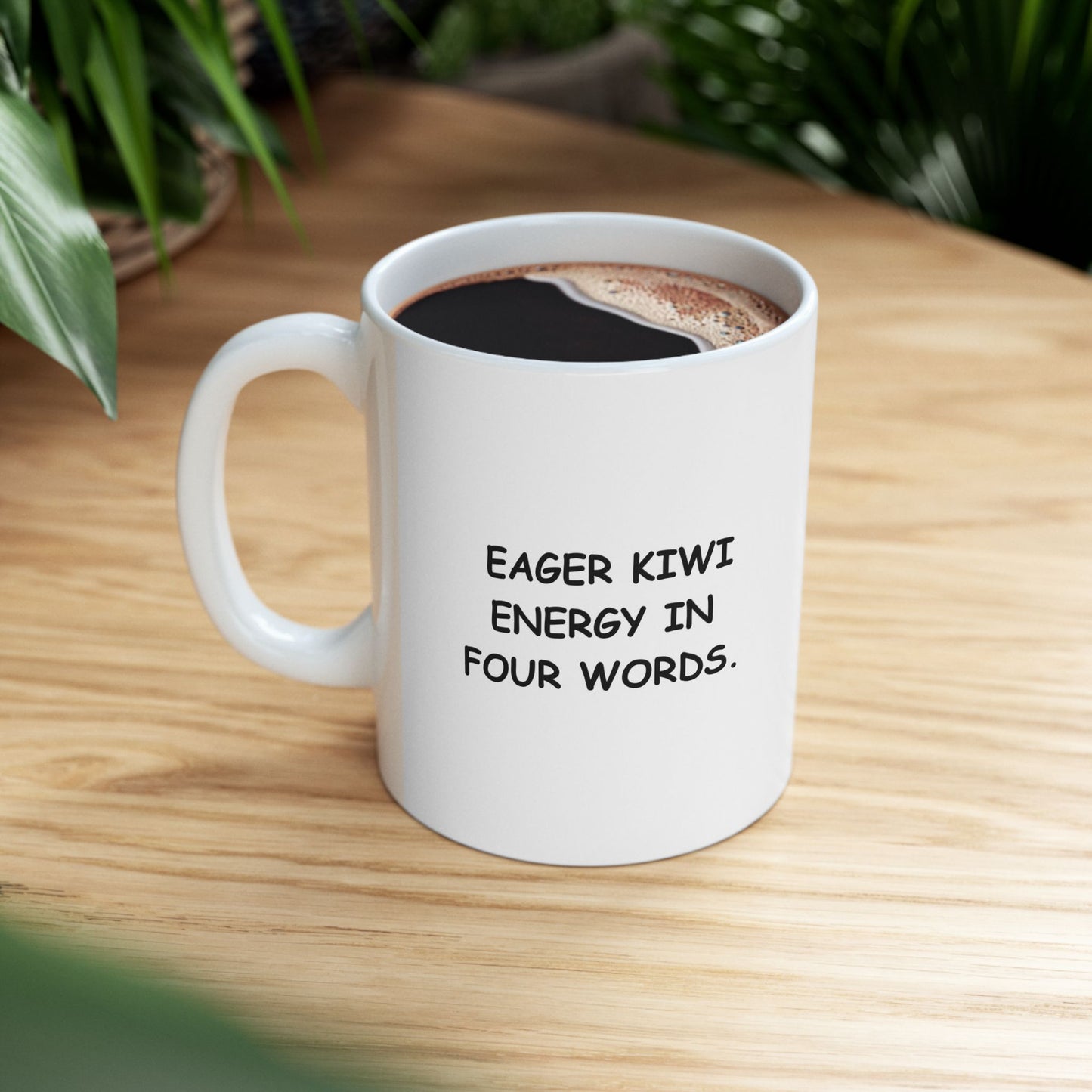 “Keen as a bean!” Ceramic Mug - 12881