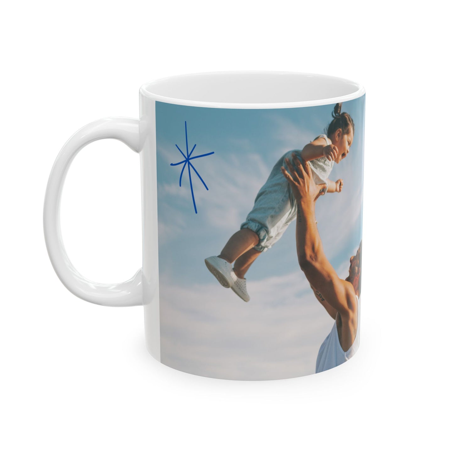 Personalized Father's Day Ceramic Mug - Father's Day Gift, Coffee Cup, Custom Mug, Dad Gift, 11oz/15oz - 14019