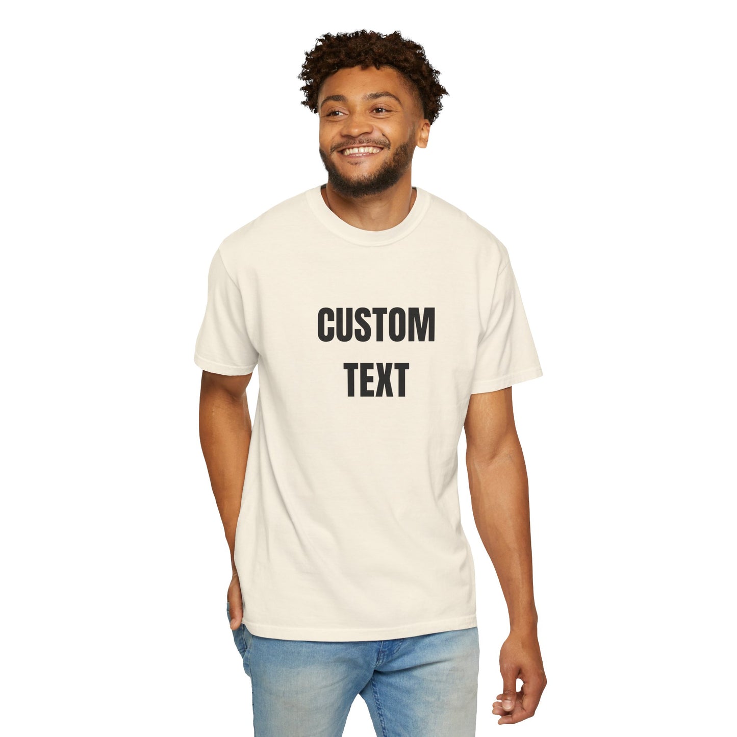 Custom Novelty T-Shirt – Unisex Garment-Dyed Cotton Tee - 14681