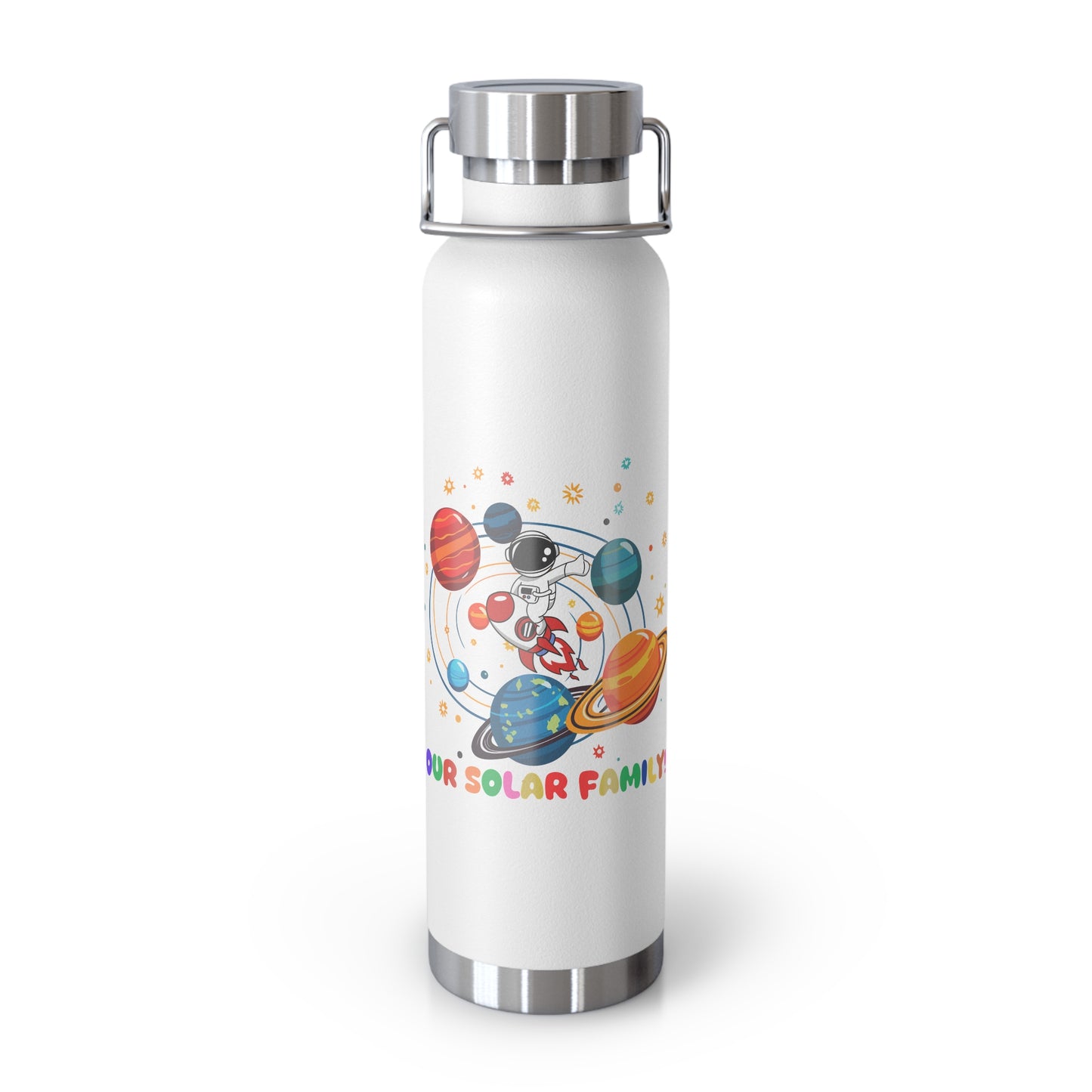 Our Solar Family! - Copper Vacuum Insulated Bottle, 22oz