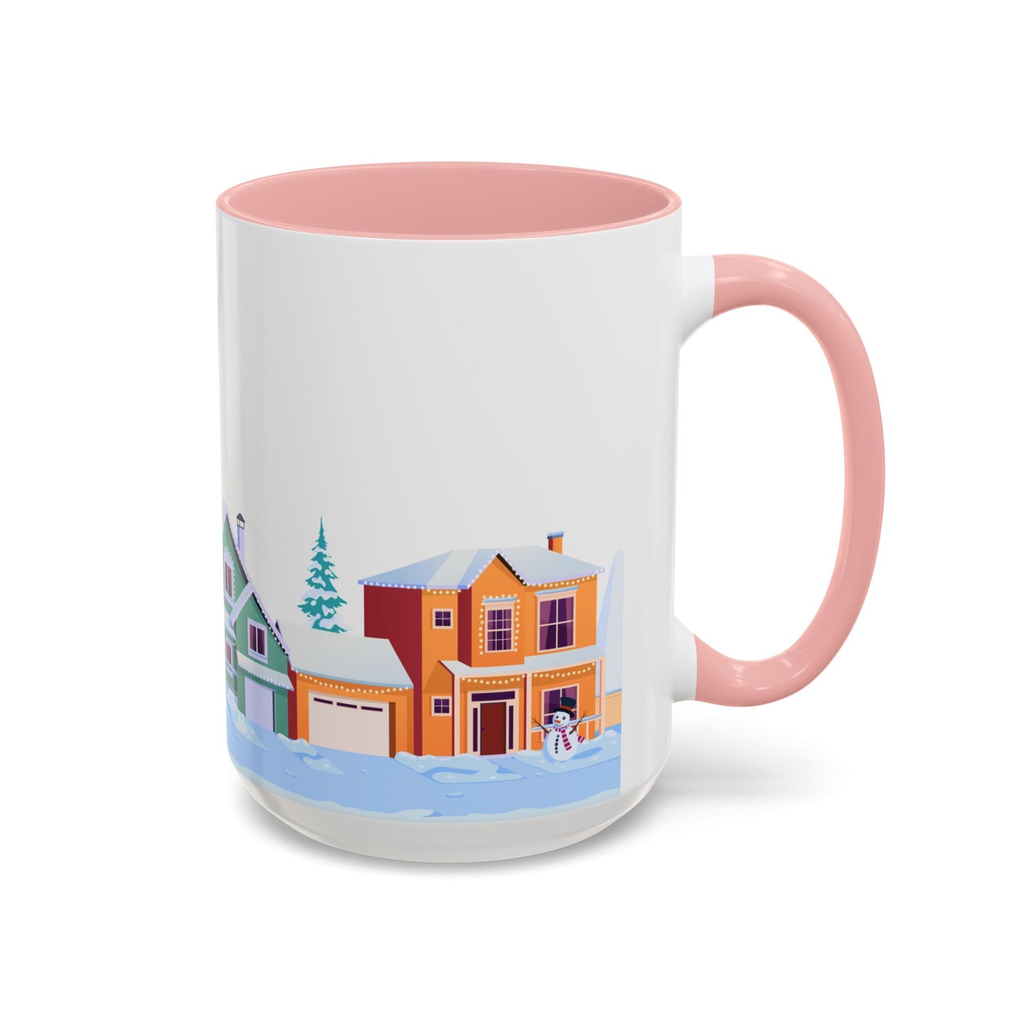 Winter Houses - Accent Coffee Mug (11, 15oz) - 10441