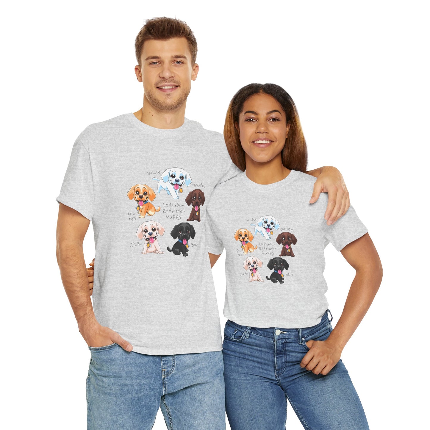 Puppies - Unisex Heavy Cotton Tee - 10277