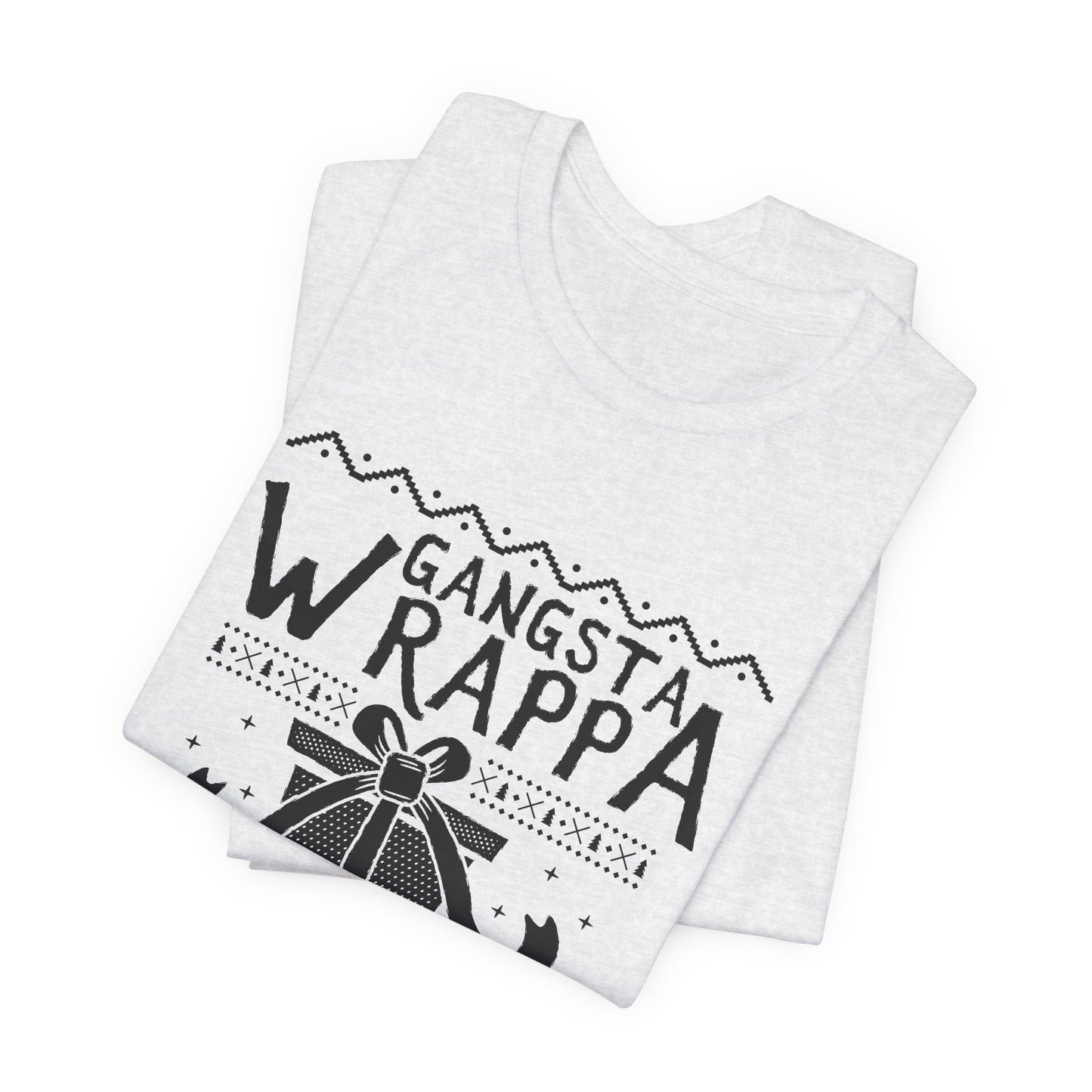 Christmas: Gangsta Wrappa - Unisex Jersey Short Sleeve Tee