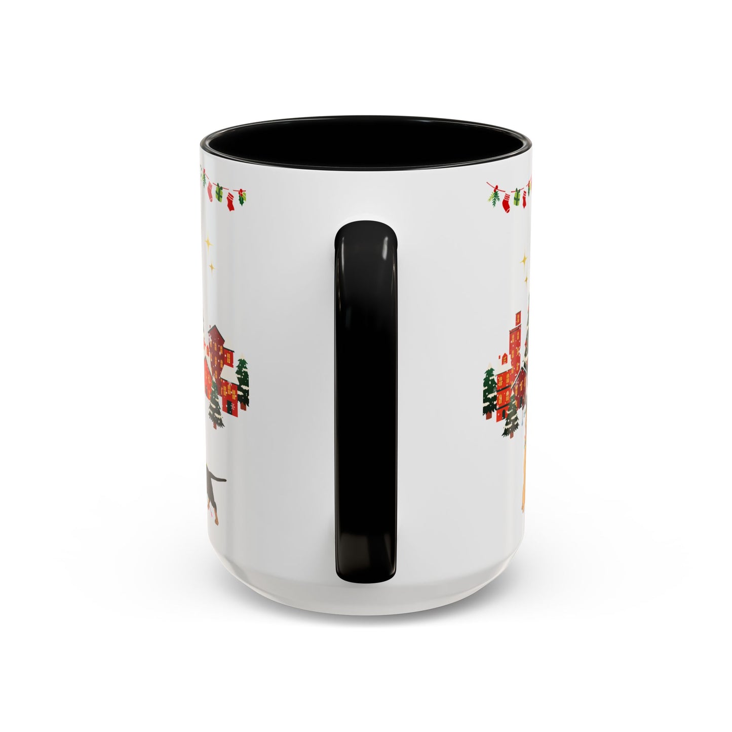 Christmas House - Accent Coffee Mug (11, 15oz)