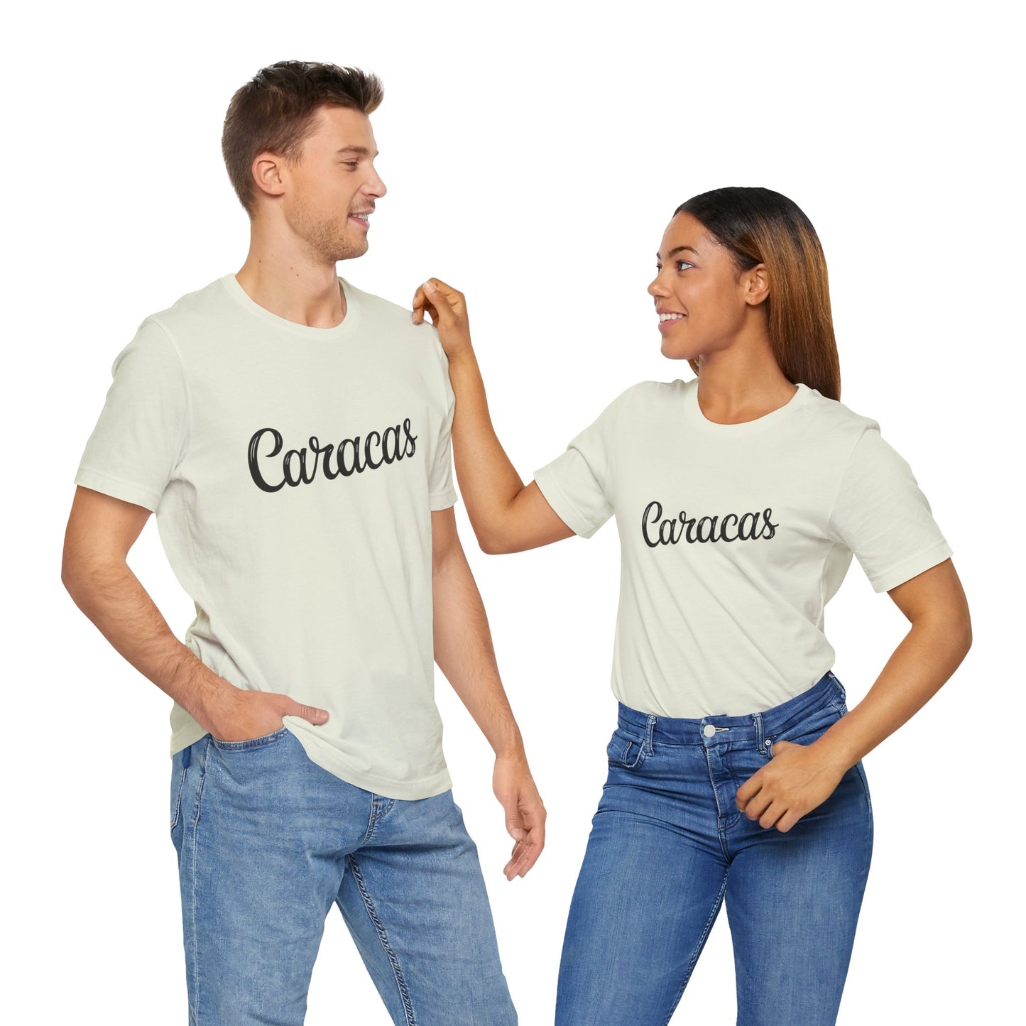 Caracas Unisex Jersey Short Sleeve Tee - Casual Graphic T-Shirt for Everyday Wear - 12270