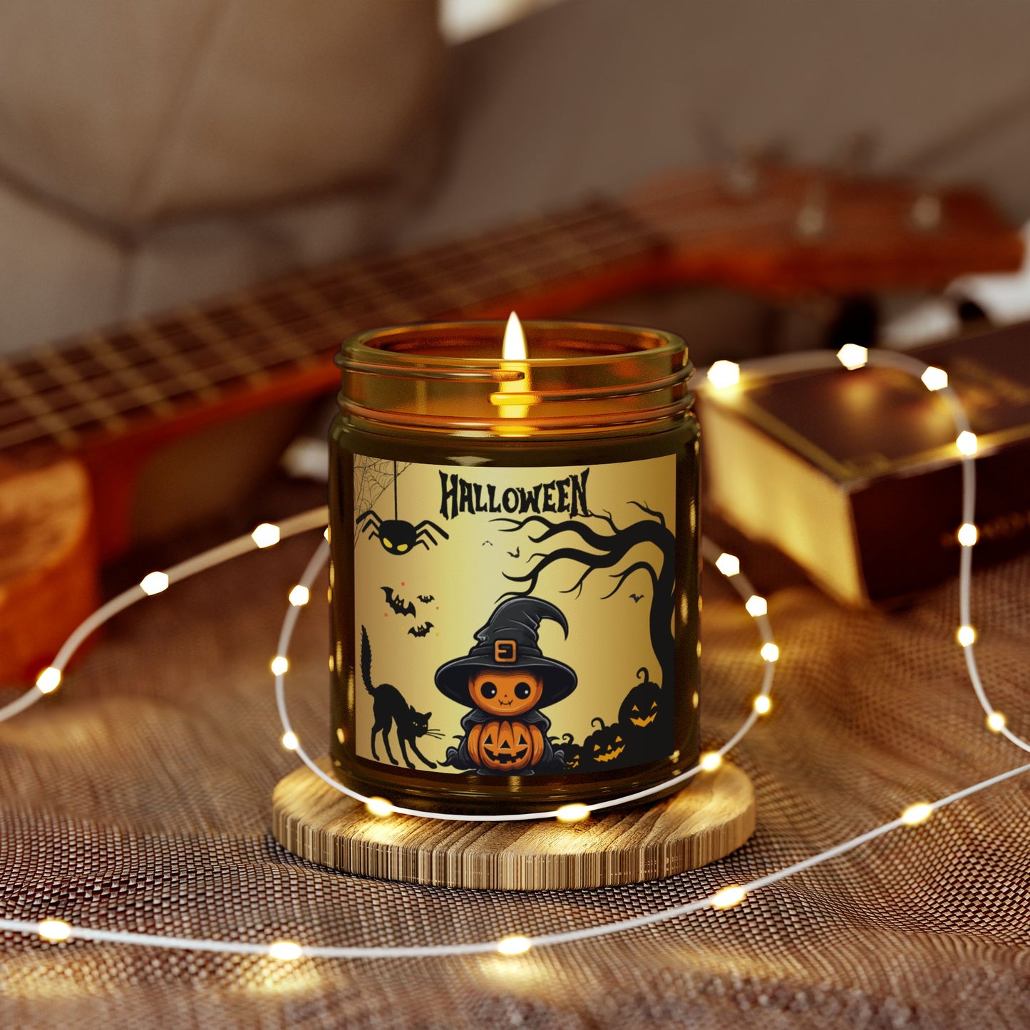 Pumpkin Spice Enchantment - Scented Coconut Apricot Candles (4oz, 9oz)