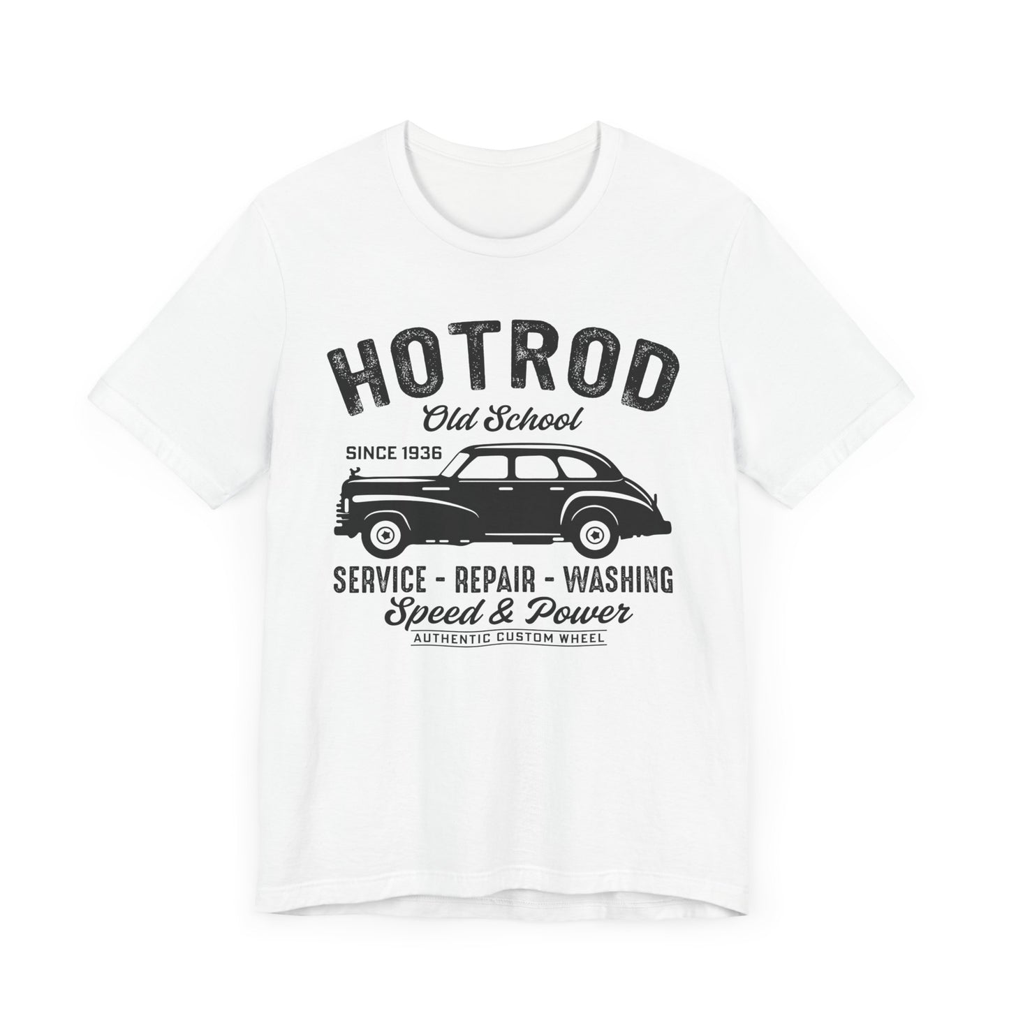 Hotrod, Old School - Unisex Jersey Short Sleeve Tee - 13035