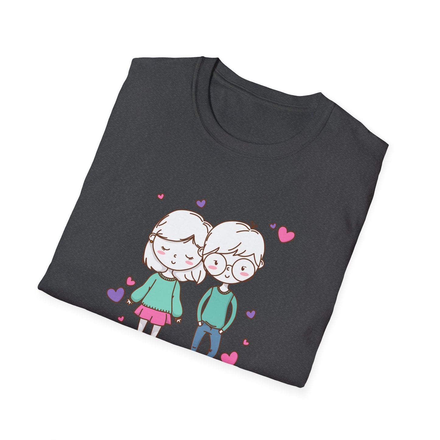 Cute Couple, Love You - Unisex Softstyle T-Shirt - 11528