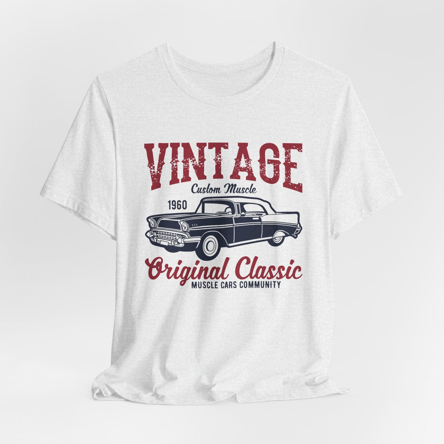 Vintage Custom Muscle, Original Classic - Unisex Jersey Short Sleeve Tee - 12612